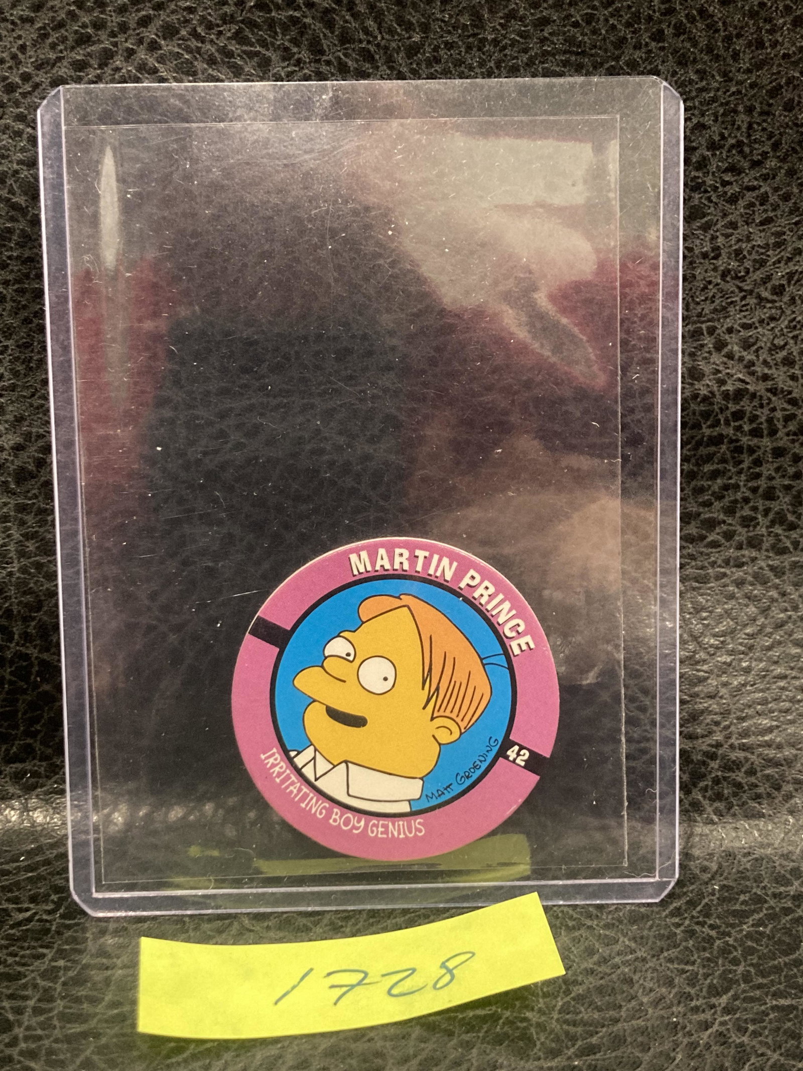 Pog Martin Prince #42 The Simpsons From 1994 Skycaps Skybox Bongo Comics Group: Pog Martin Prince #42 The Simpsons From 1994 Skycaps Skybox Bongo Comics Group