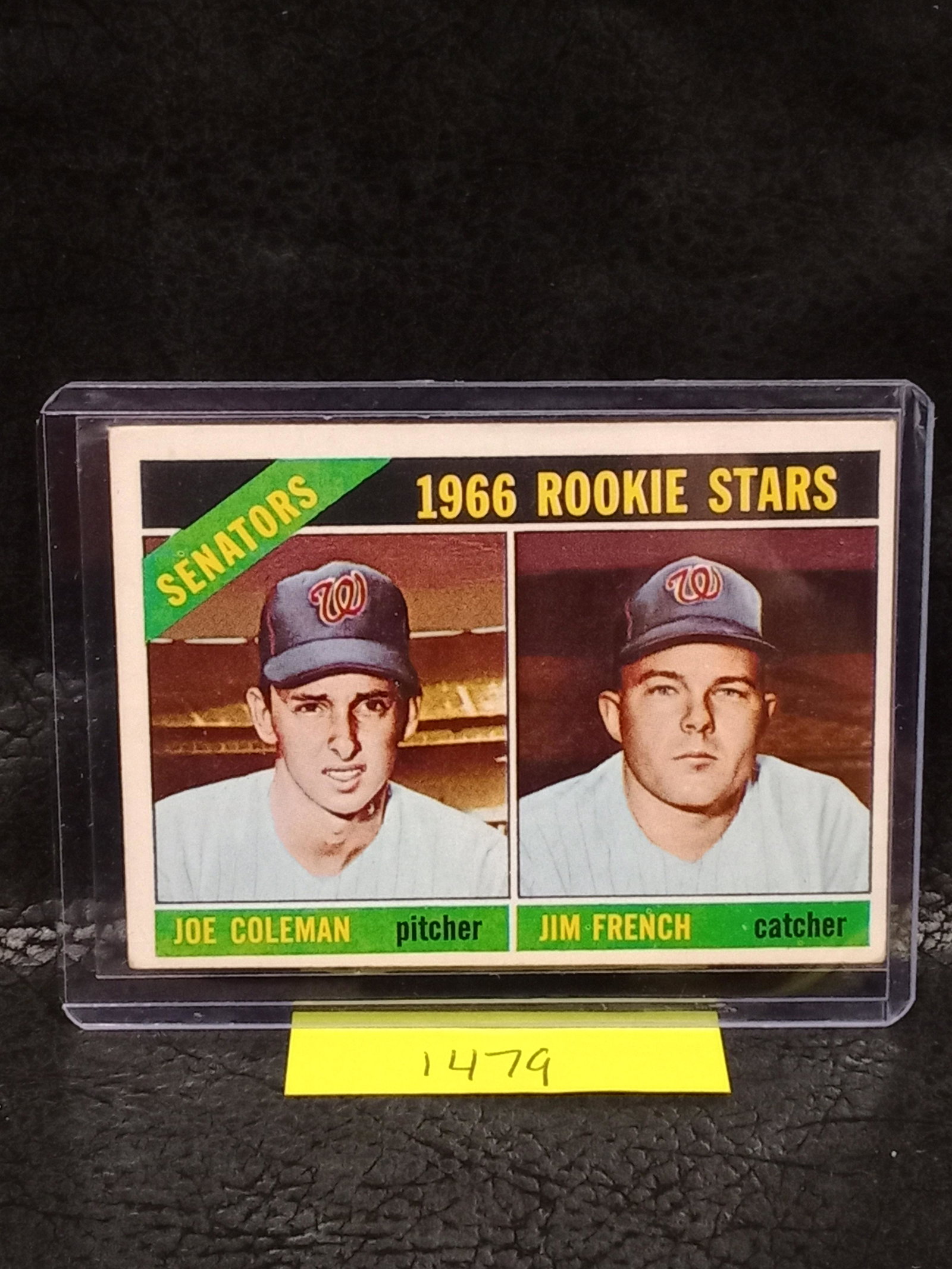 Joe Coleman Rc Jim French1966 Topps #333 Rookie Stars Rc: Joe Coleman Rc Jim French1966 Topps #333 Rookie Stars Rc