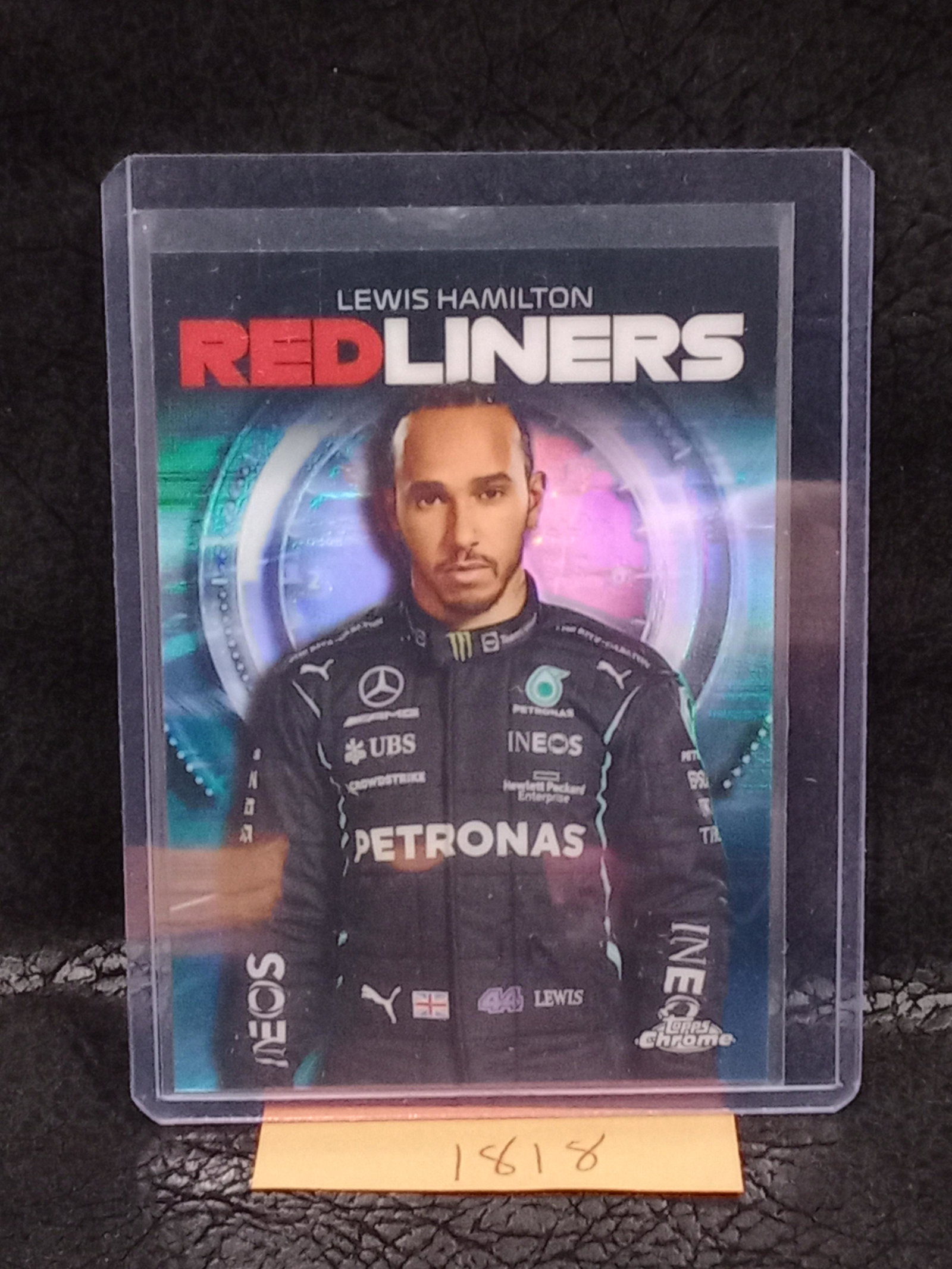 Lewis Hamilton 2021 Topps Chrome Formula 1 Rl-1 Redliners: Lewis Hamilton 2021 Topps Chrome Formula 1 Rl-1 Redliners