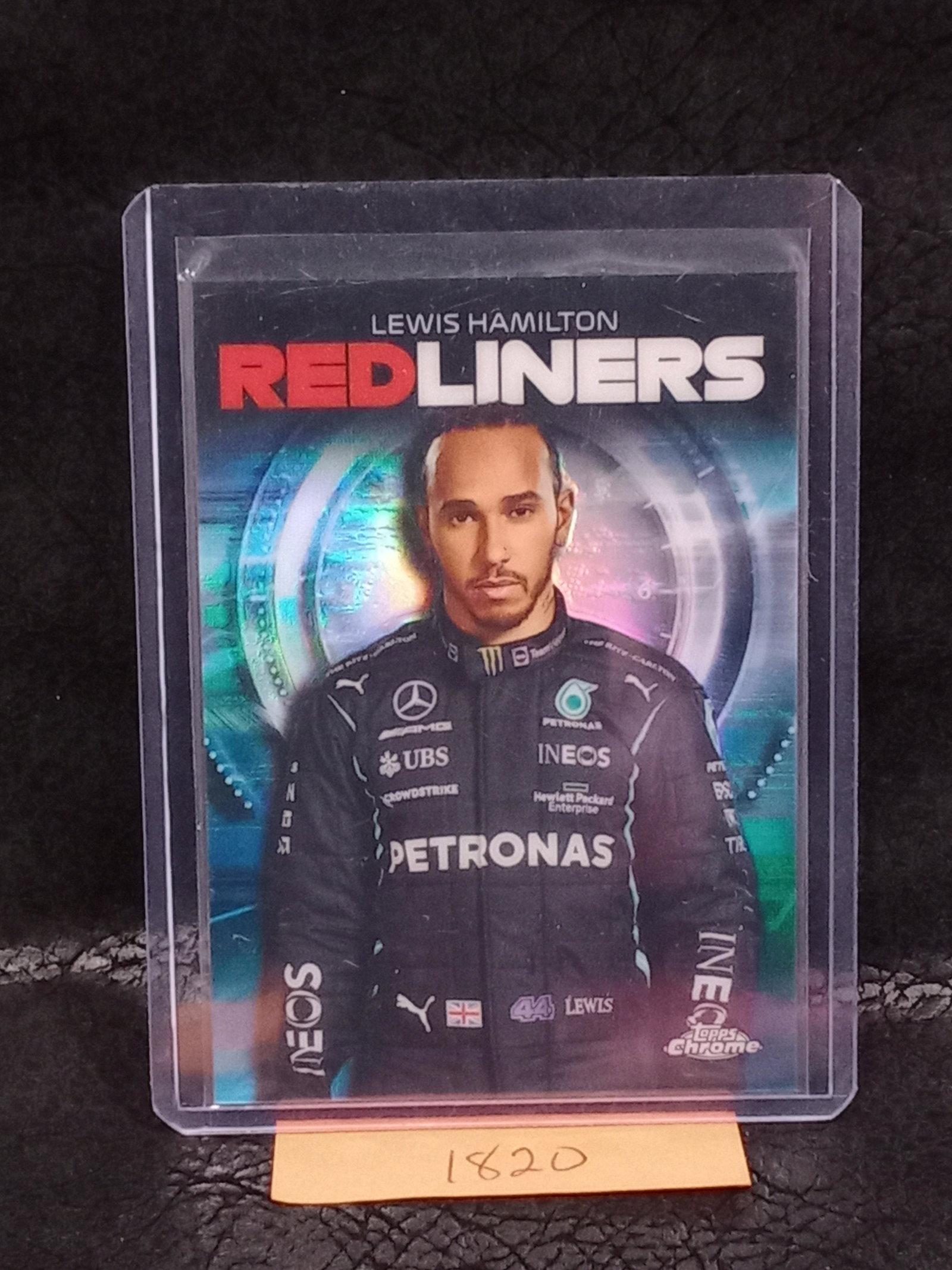 Lewis Hamilton 2021 Topps Chrome Formula 1 Rl-1 Redliners: Lewis Hamilton 2021 Topps Chrome Formula 1 Rl-1 Redliners