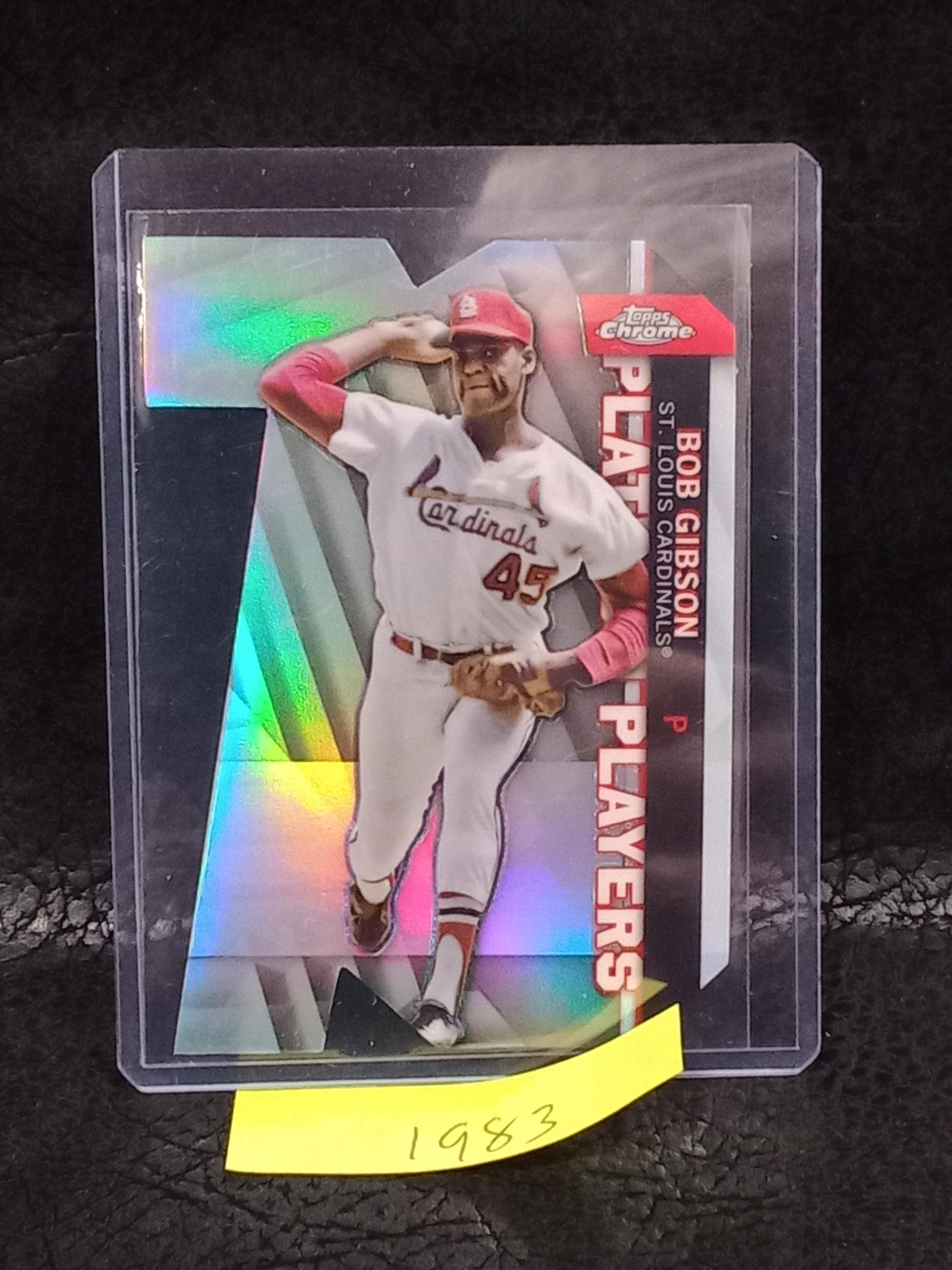 Bob Gibson 2021 Topps Chrome Update Platinum Players 70 Die Cut Cpdc 39: Bob Gibson 2021 Topps Chrome Update Platinum Players 70 Die Cut Cpdc 39