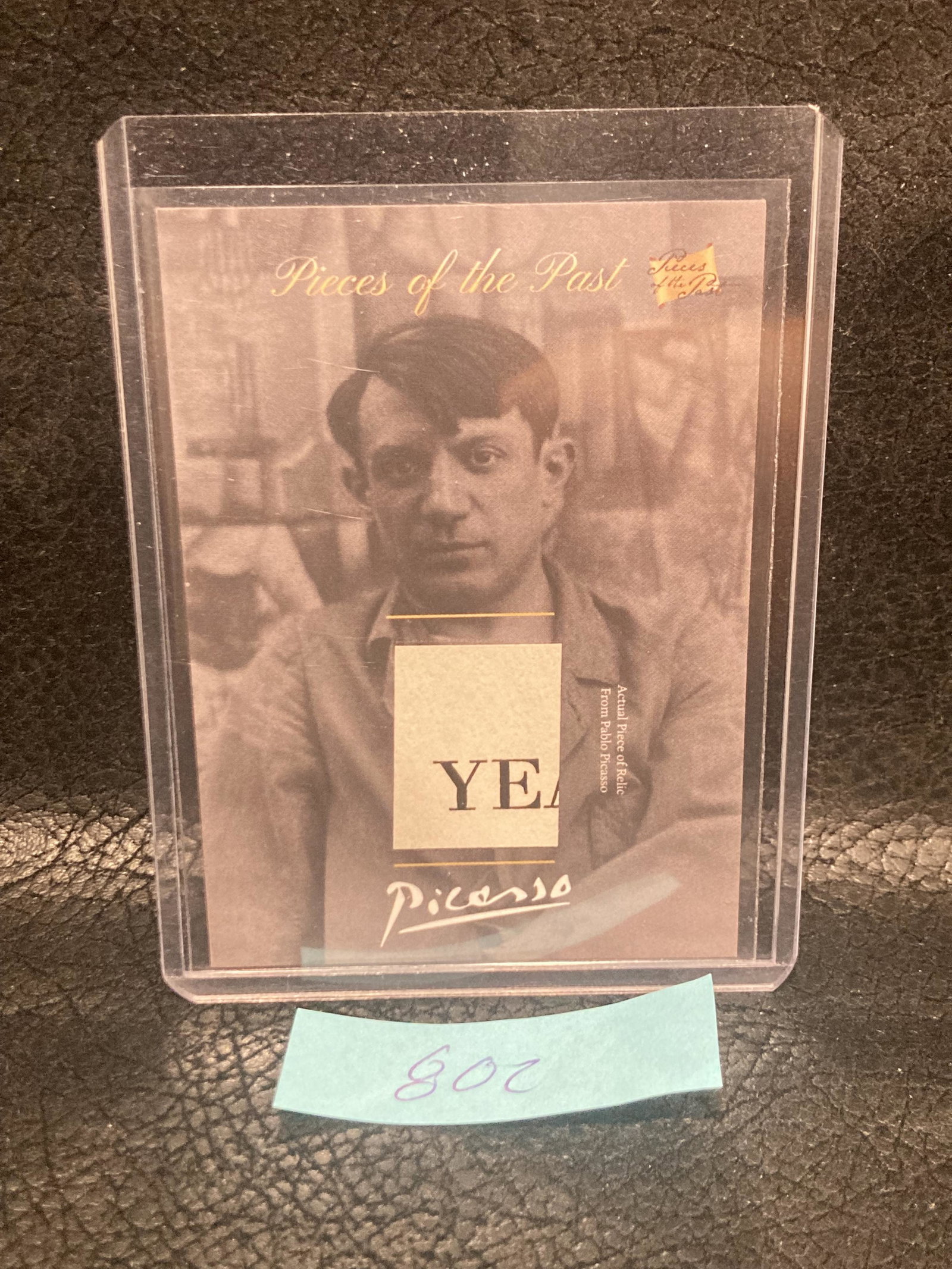 Pablo Picasso 2018 The Bar Pieces Of The Past Hybrid Edition Relic #PRH-PP: Pablo Picasso 2018 The Bar Pieces Of The Past Hybrid Edition Relic #PRH-PP