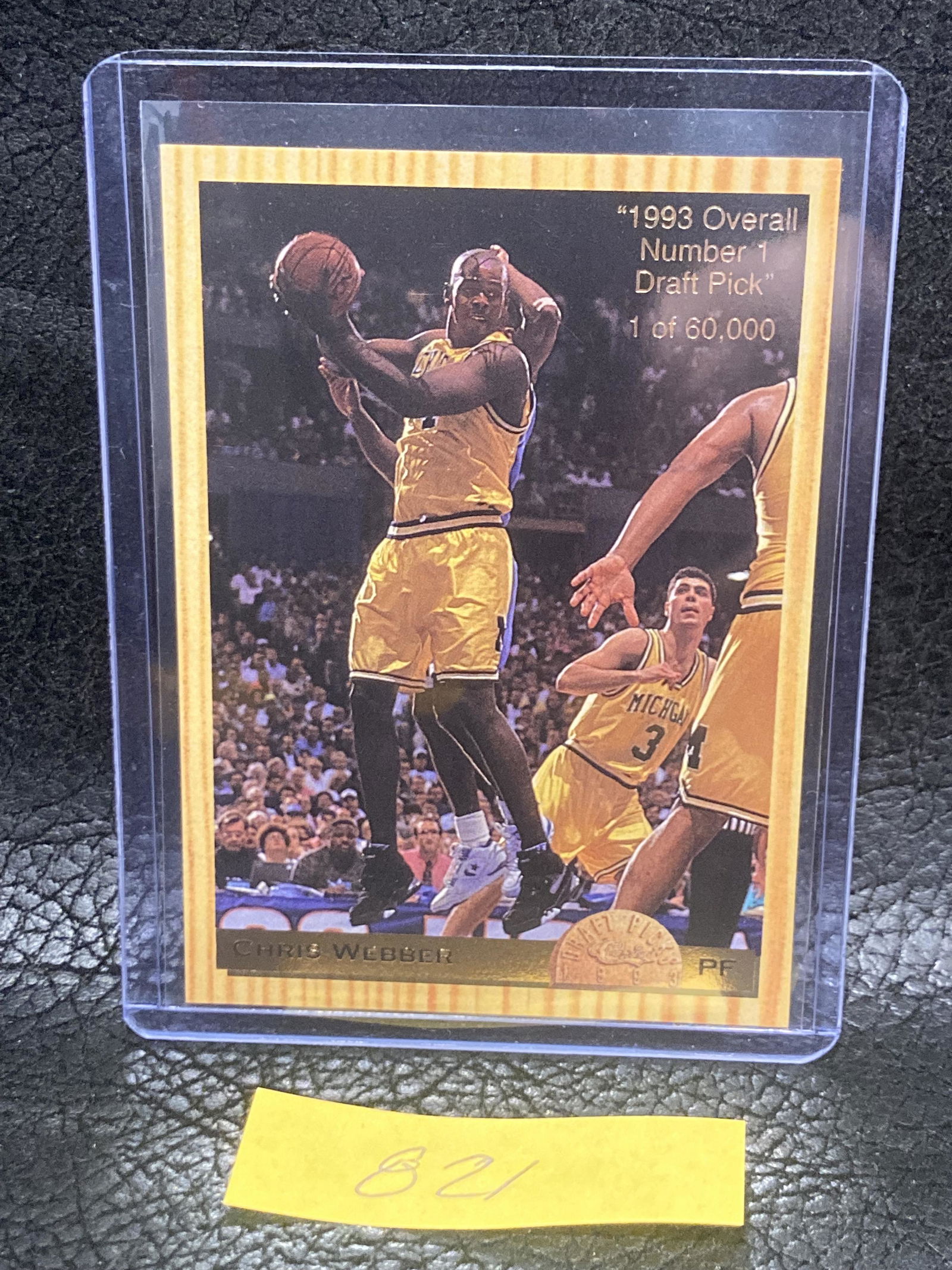 Chris Webber 1993 Classic Draft Picks Rookie Card 1 Of 60,000 (1 of 2)