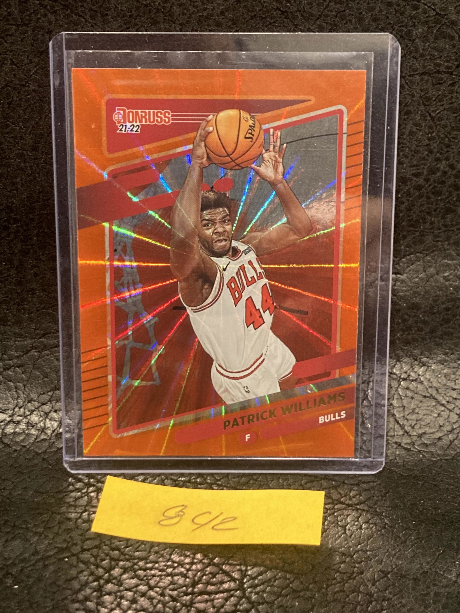 Patrick Williams 2021-22 Panini Donruss Orange Laser Sp #127 Chicago Bulls (1 of 2)