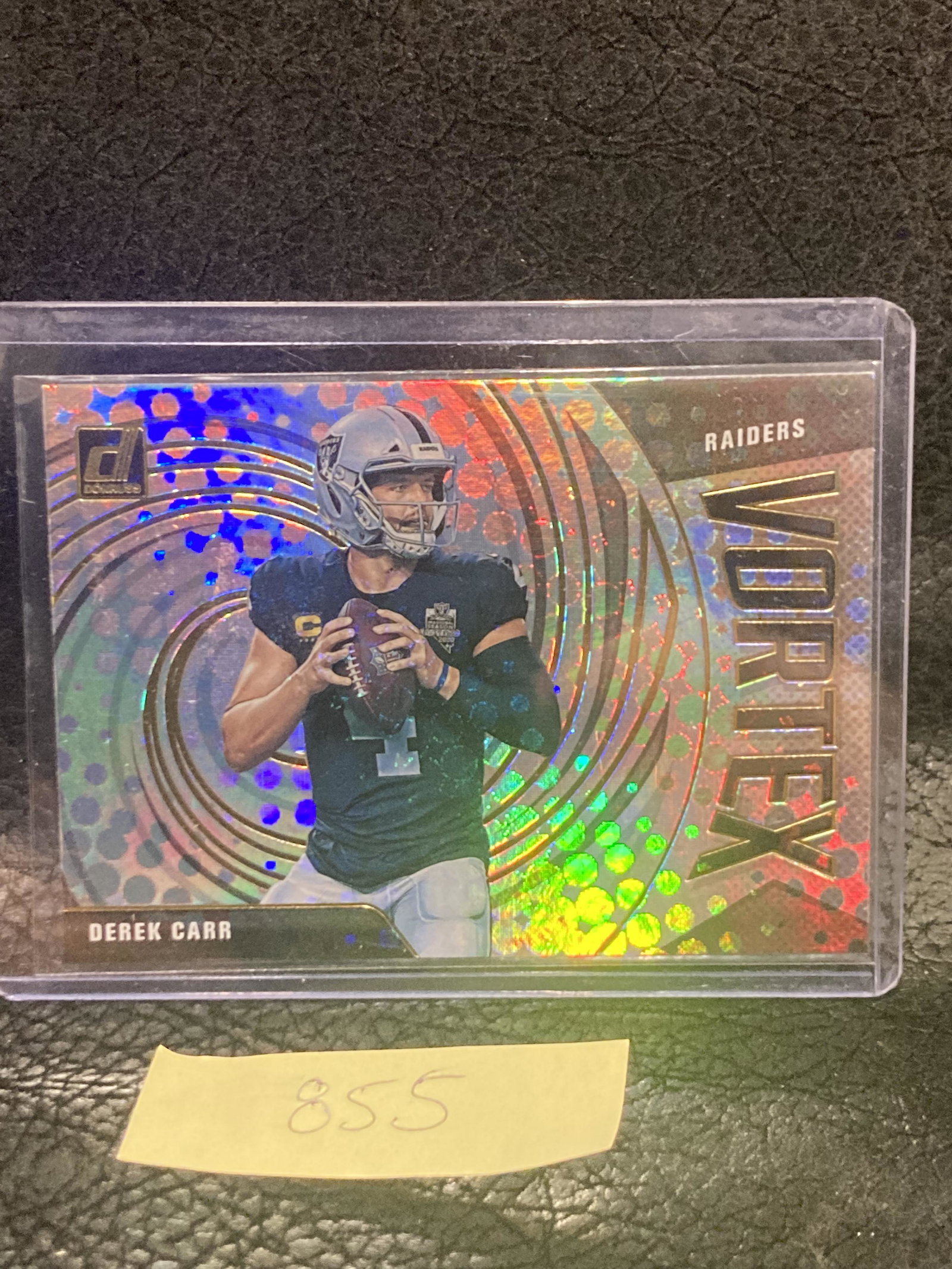 Derek Carr 2021 Panini Donruss Vortex #VTX-DCA Las Vegas Raiders Insert Sp: Derek Carr 2021 Panini Donruss Vortex #VTX-DCA Las Vegas Raiders Insert Sp