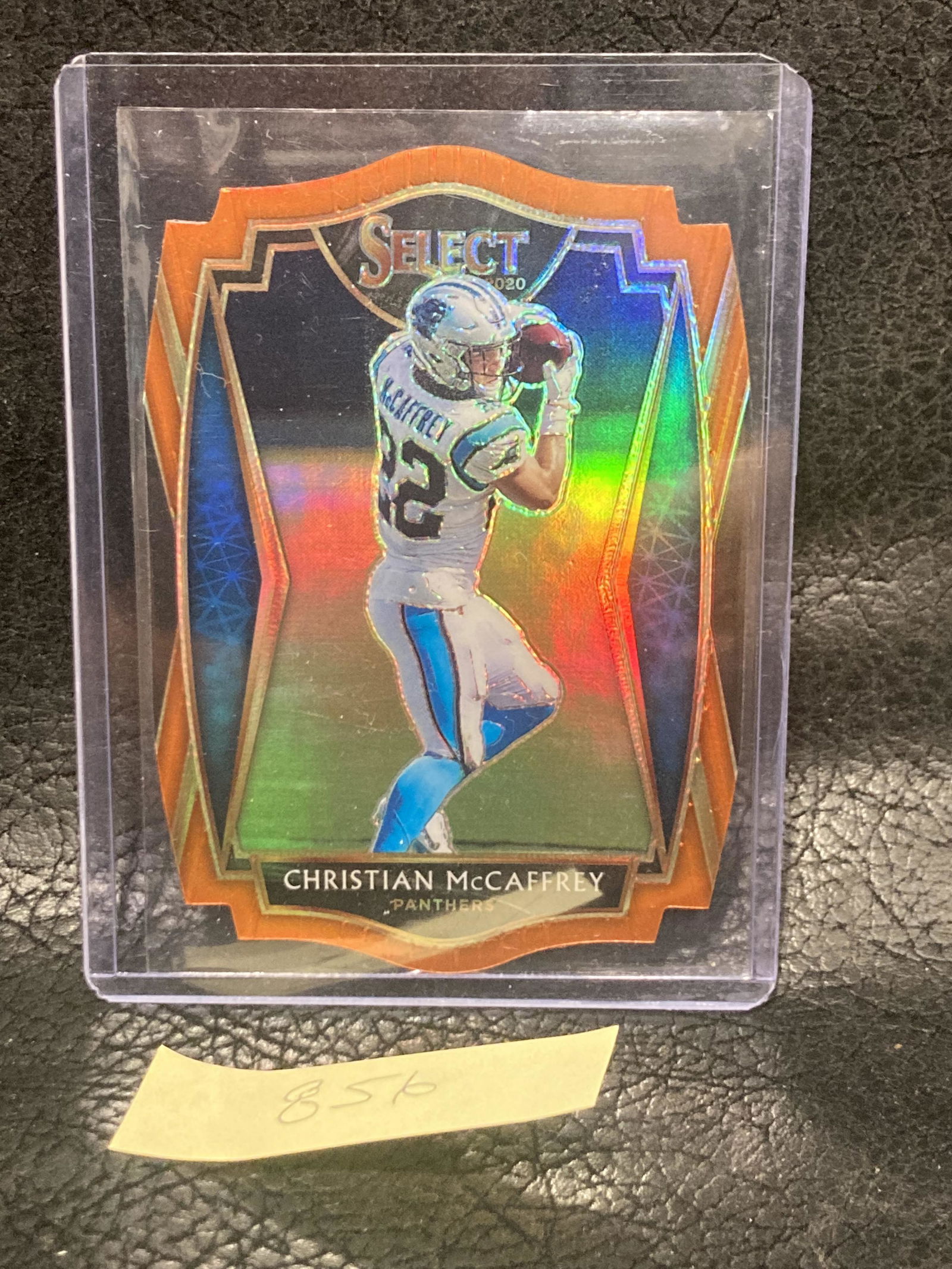 Christian Mccaffrey 2020 Select Prizm Orange Die Cut #106 Panthers (1 of 2)