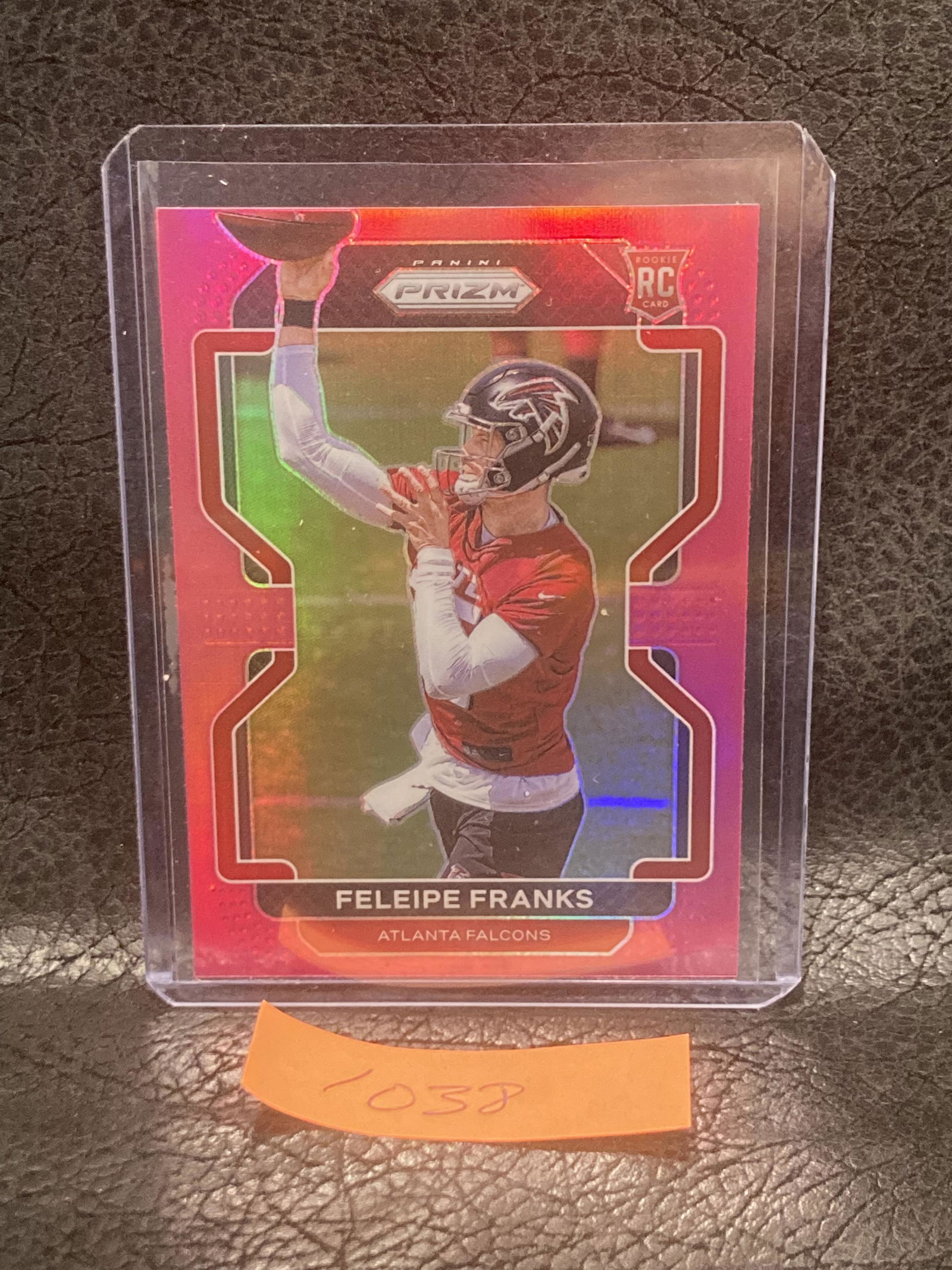 Feleipe Franks 2021 Panini Prizm Pink Prizm Refractor Rc #398 Sp Falcons (1 of 2)