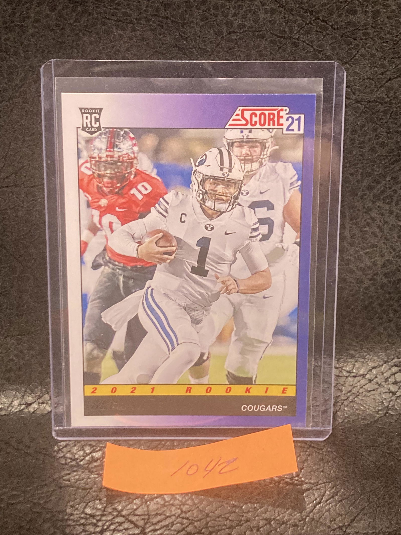 Zach Wilson 2021 Score 1991 Throwback Rc Rookie Card # Tb8 Jets (1 of 2)