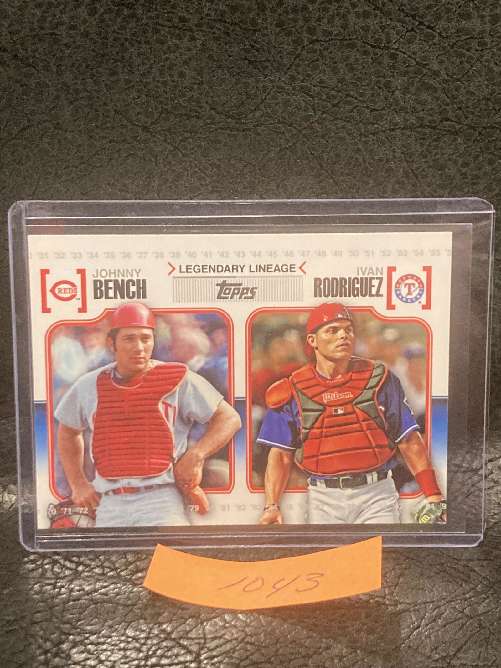 Johnny Bench Ivan Rodriguez 2010 Topps Legendary Lineage #ll10 (1 of 2)