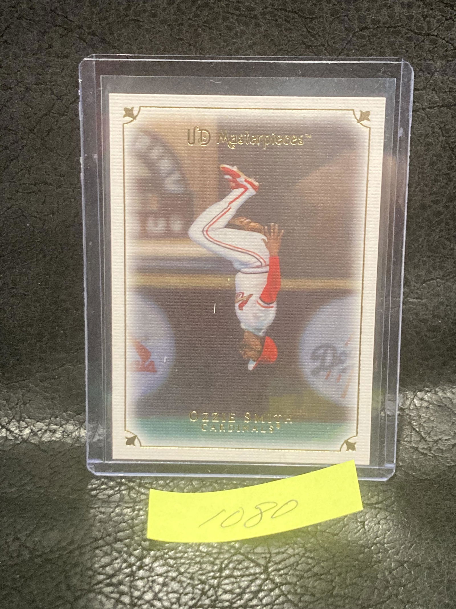 Ozzie Smith 2007 Upper Deck Masterpieces Card #19 Flips (1 of 2)
