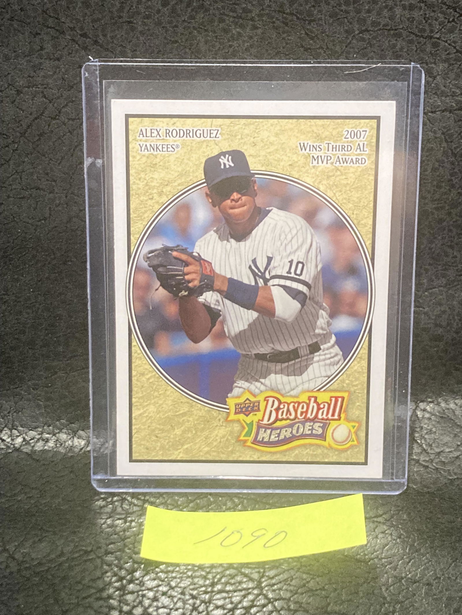 Alex Rodriguez 2008 Upper Deck #115 Baseball Heroes Al Mvp New York Yankees (1 of 2)