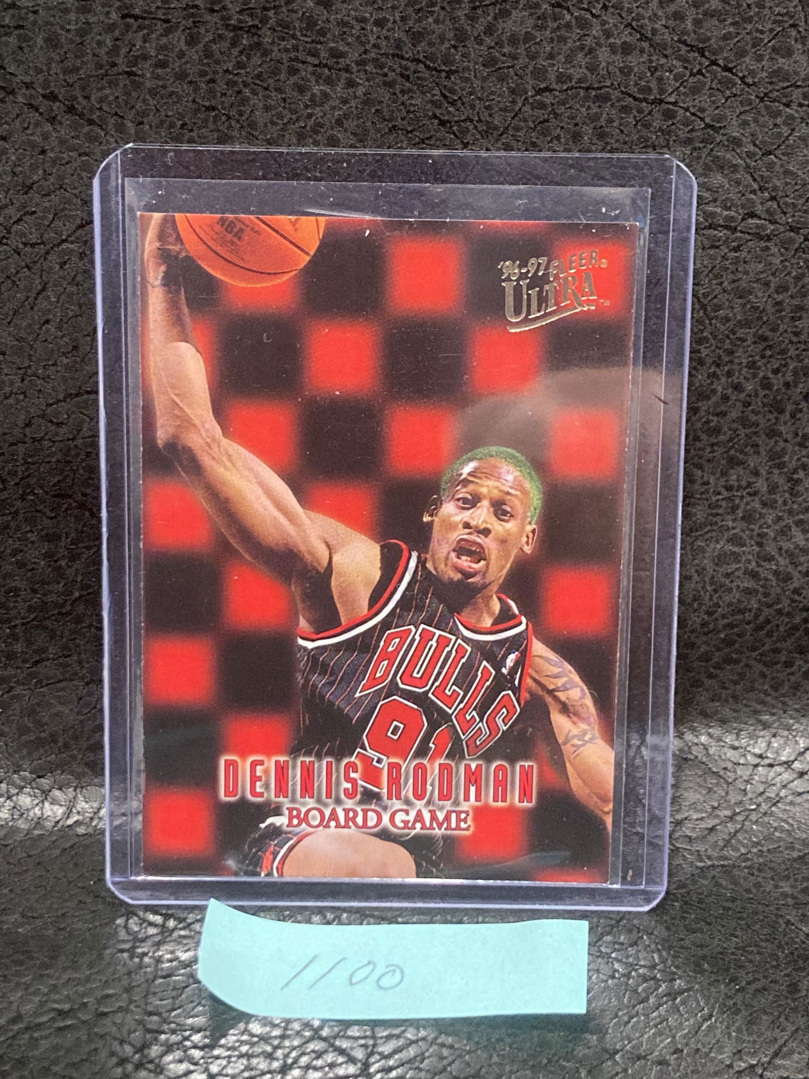 Dennis Rodman 1996 97 Fleer Ultra Board Game #17 Hof Bulls