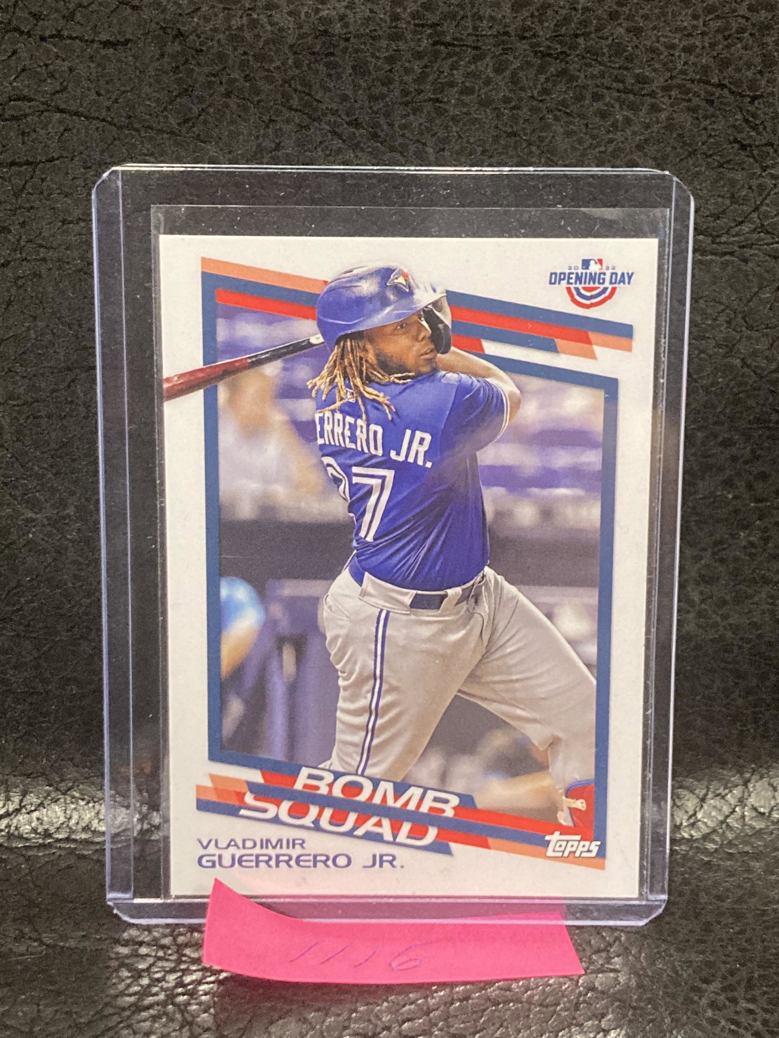 Vladimir Guerrero Jr 2022 Opening Day Bomb Squad #BS-12 Toronto Blue Jays: Vladimir Guerrero Jr 2022 Opening Day Bomb Squad #BS-12 Toronto Blue Jays