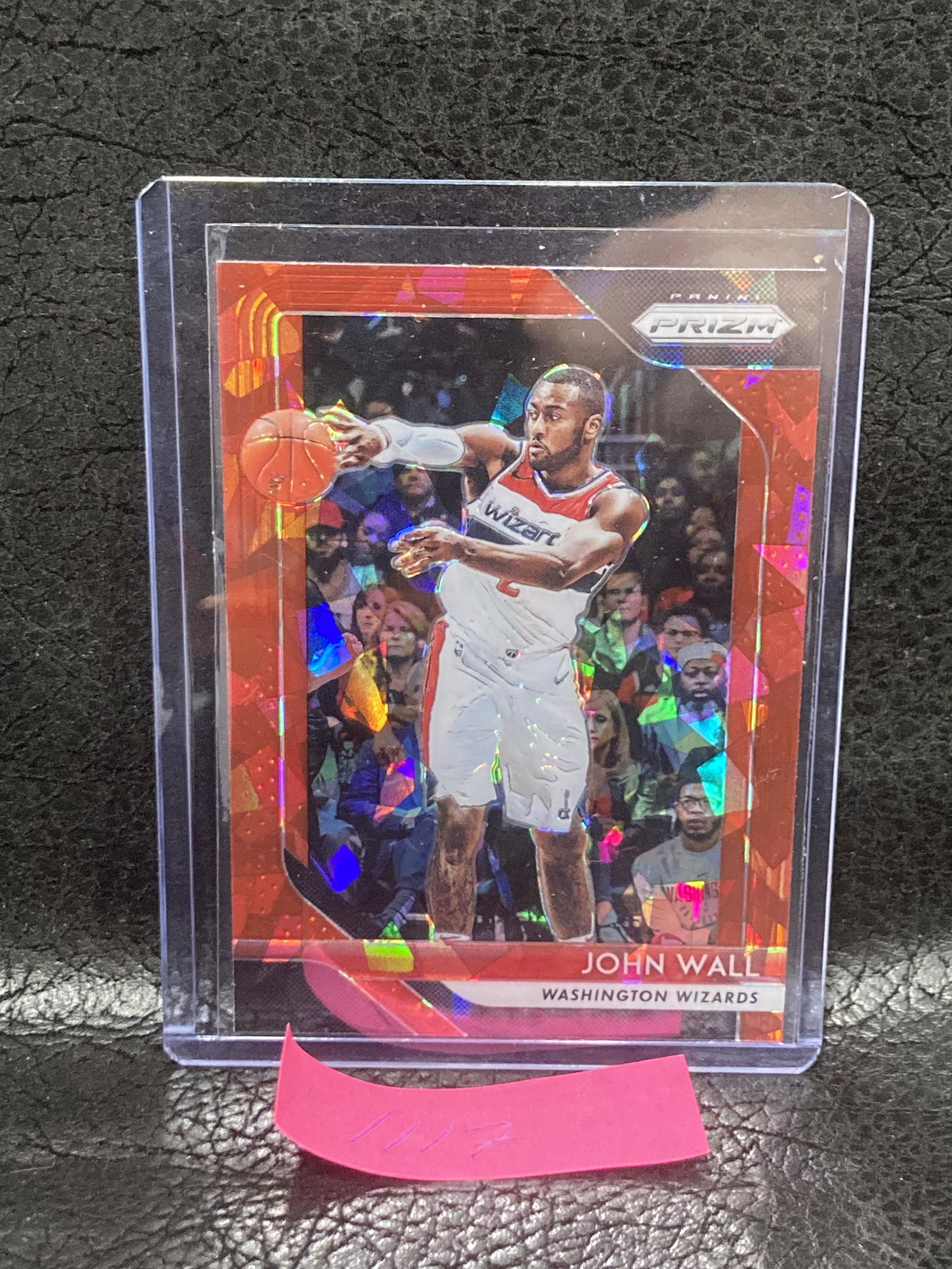 John Wall 2018-19 Panini Prizm Prizms Red Ice #223 Wizards (1 of 2)