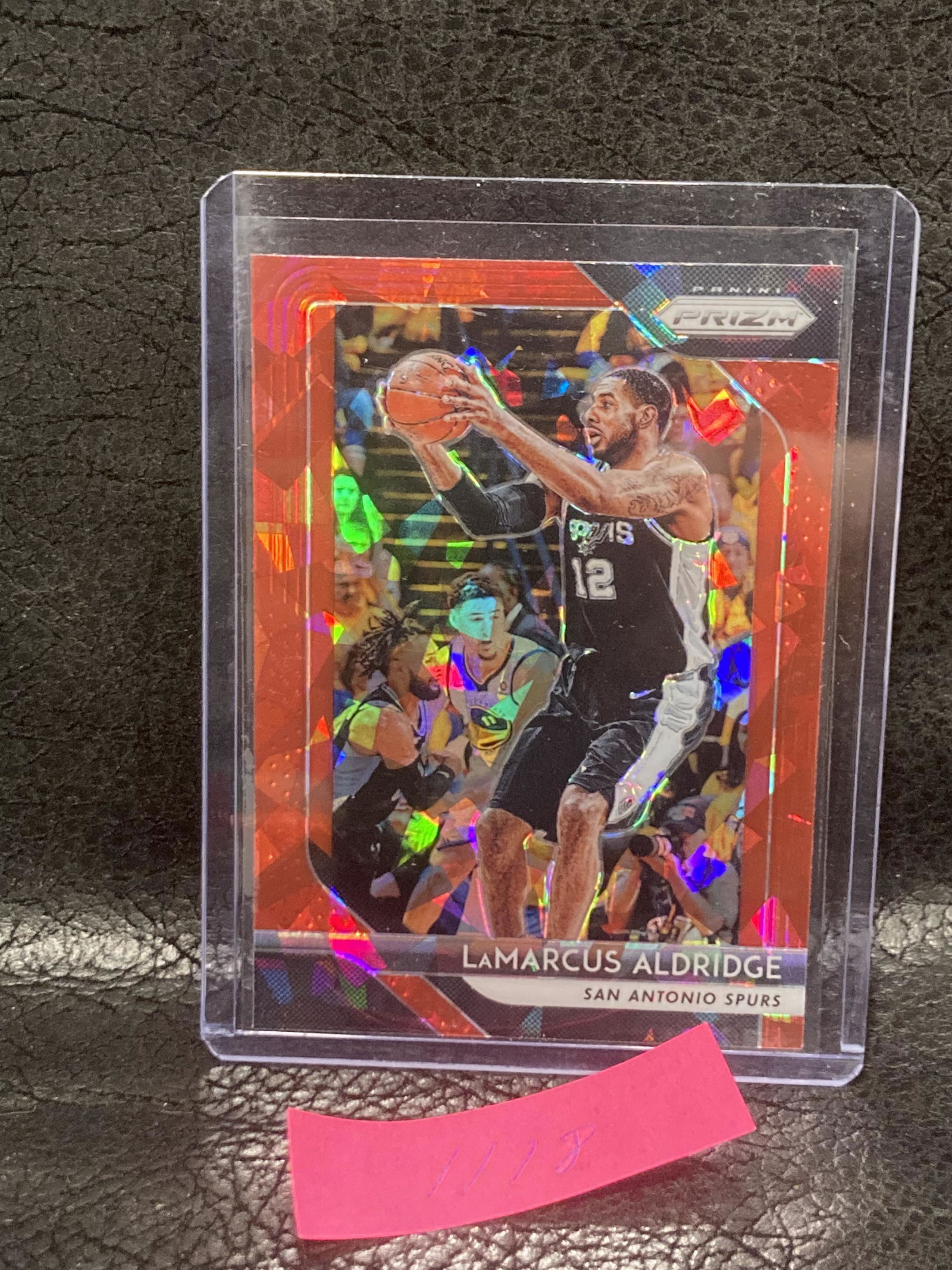 Lamarcus Aldridge 2018-19 Panini Prizm Prizms Red Ice #291 Spurs (1 of 2)
