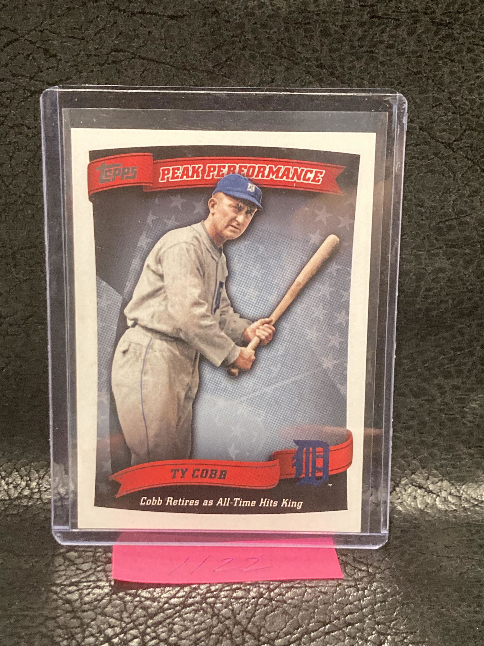 Ty Cobb 2010 Topps Peak Performance #PP 50 Tigers (1 of 2)