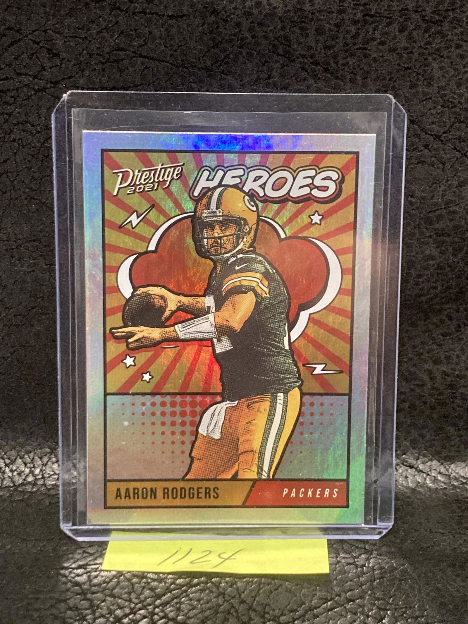 Aaron Rodgers 2021 Prestige Heroes Holo Green Bay Packers (1 of 2)