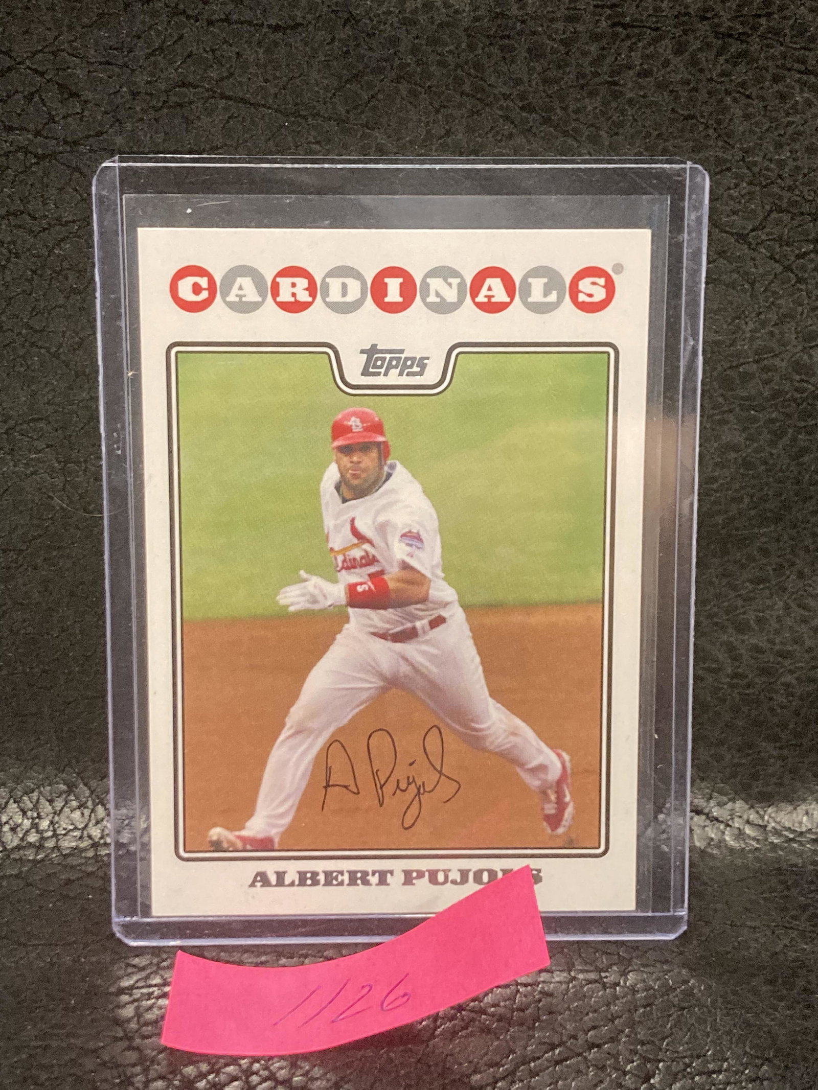 Albert Pujols 2008 Topps #490 St Louis Cardinals: Albert Pujols 2008 Topps #490 St Louis Cardinals
