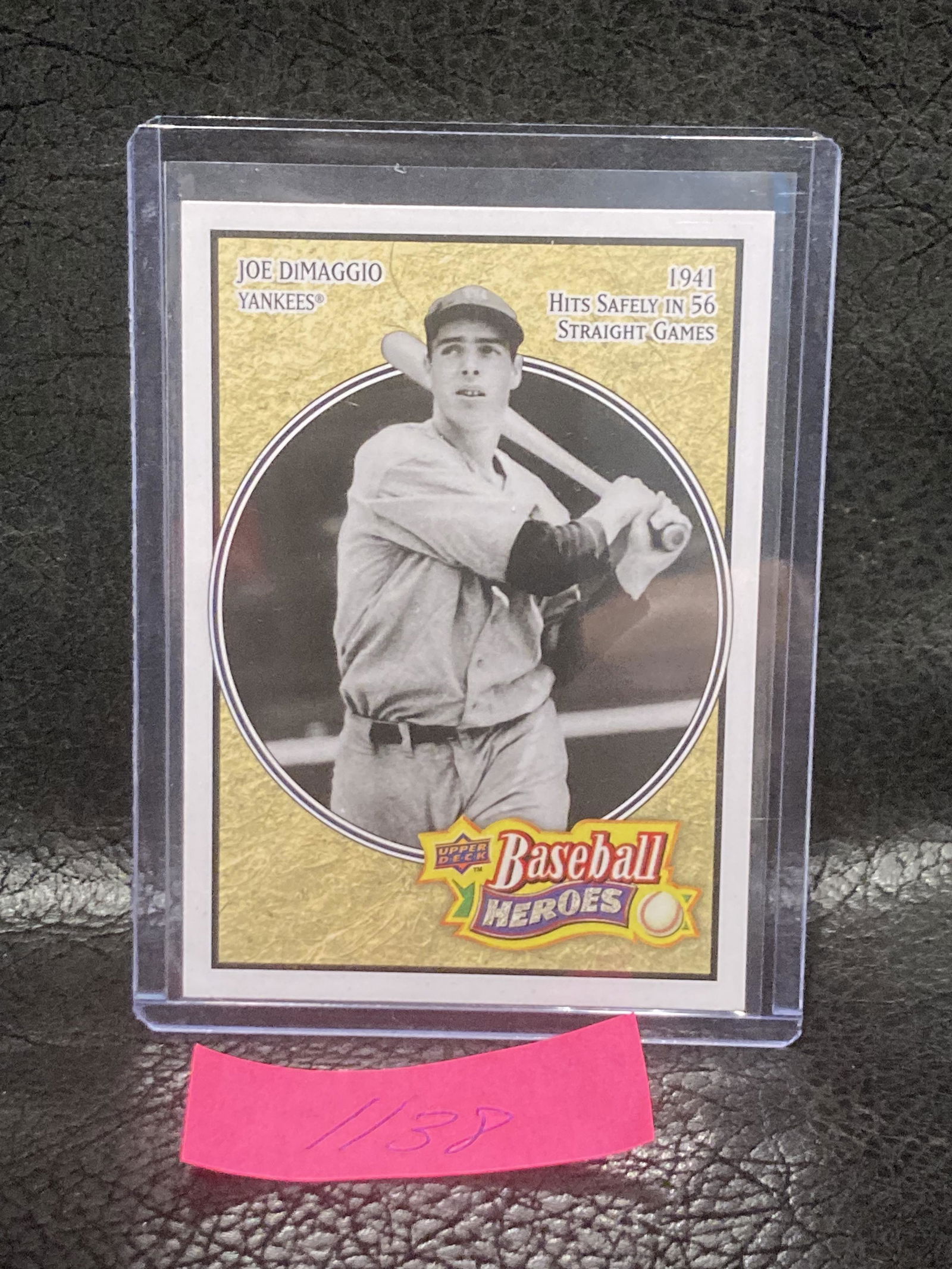 Joe Dimaggio 2008 Upper Deck Heroes #127 New York Yankees (1 of 2)