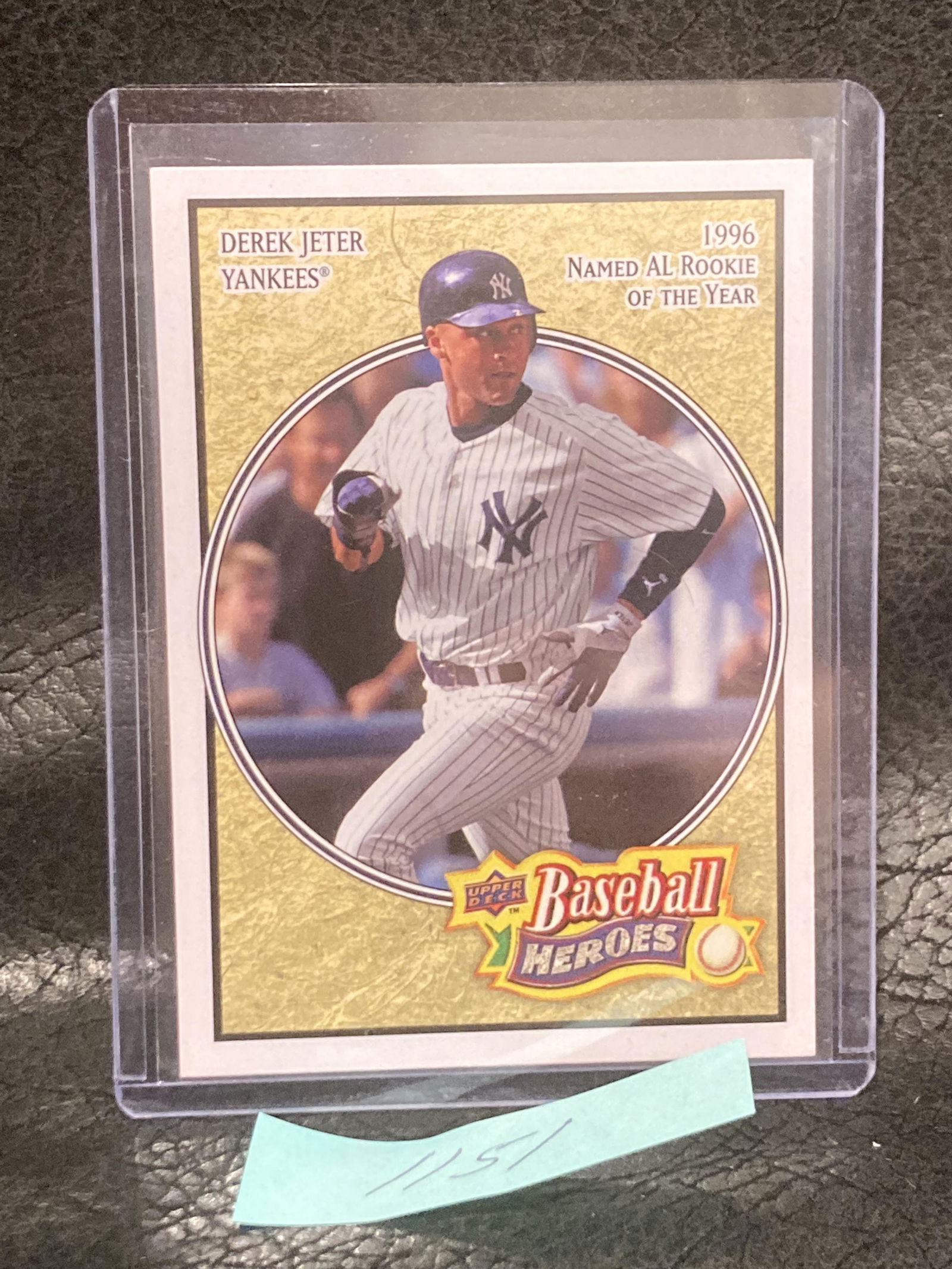 Derek Jeter 2008 Upper Deck Baseball Heroes 1996 Al Roy #114 Yankees U59 (1 of 2)