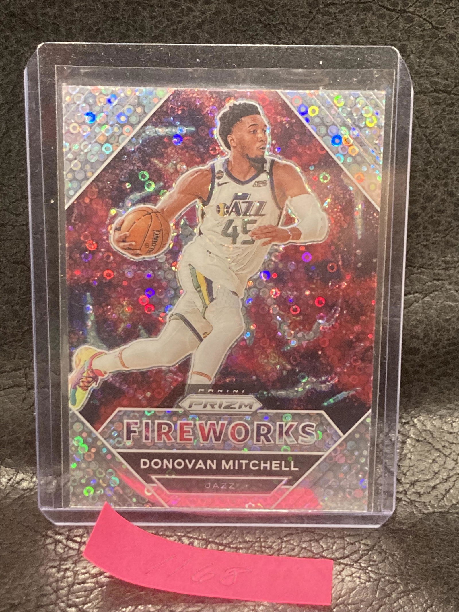 Donovan Mitchell 2020-21 Panini Prizm Fireworks Fast Break #5 Jazz (1 of 2)