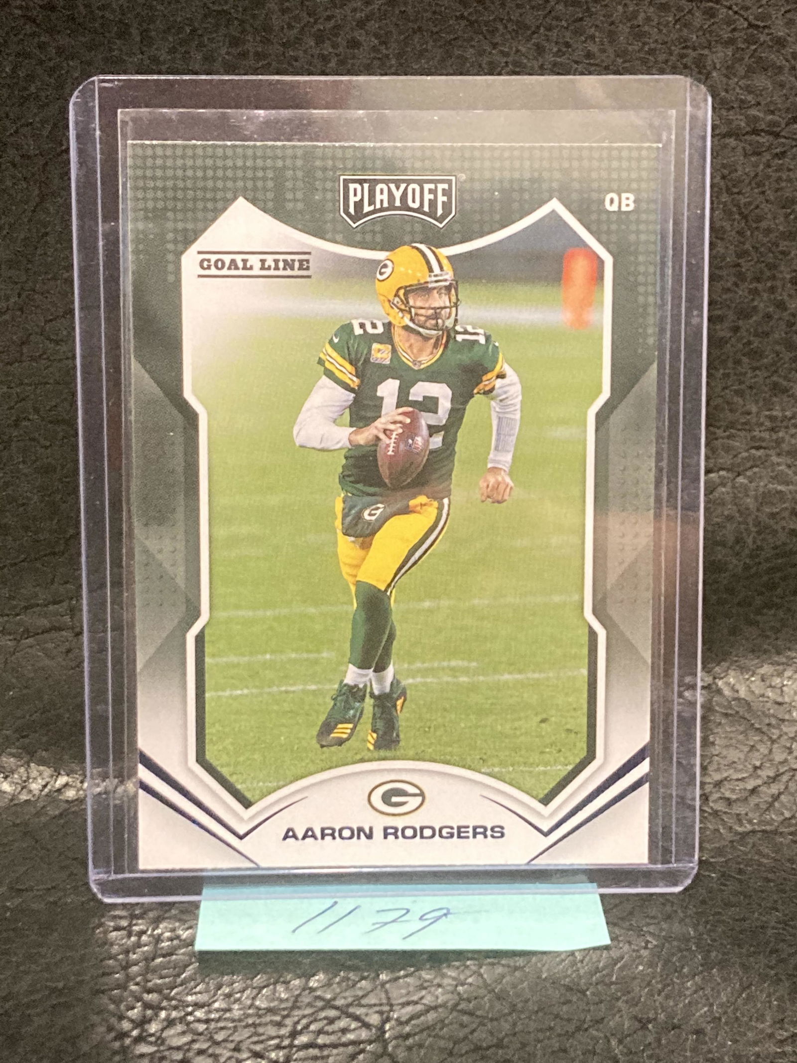 Aaron Rodgers 2021 Playoff #137 Goal Line Blue Parallel Sp Green Bay Packers (1 of 2)