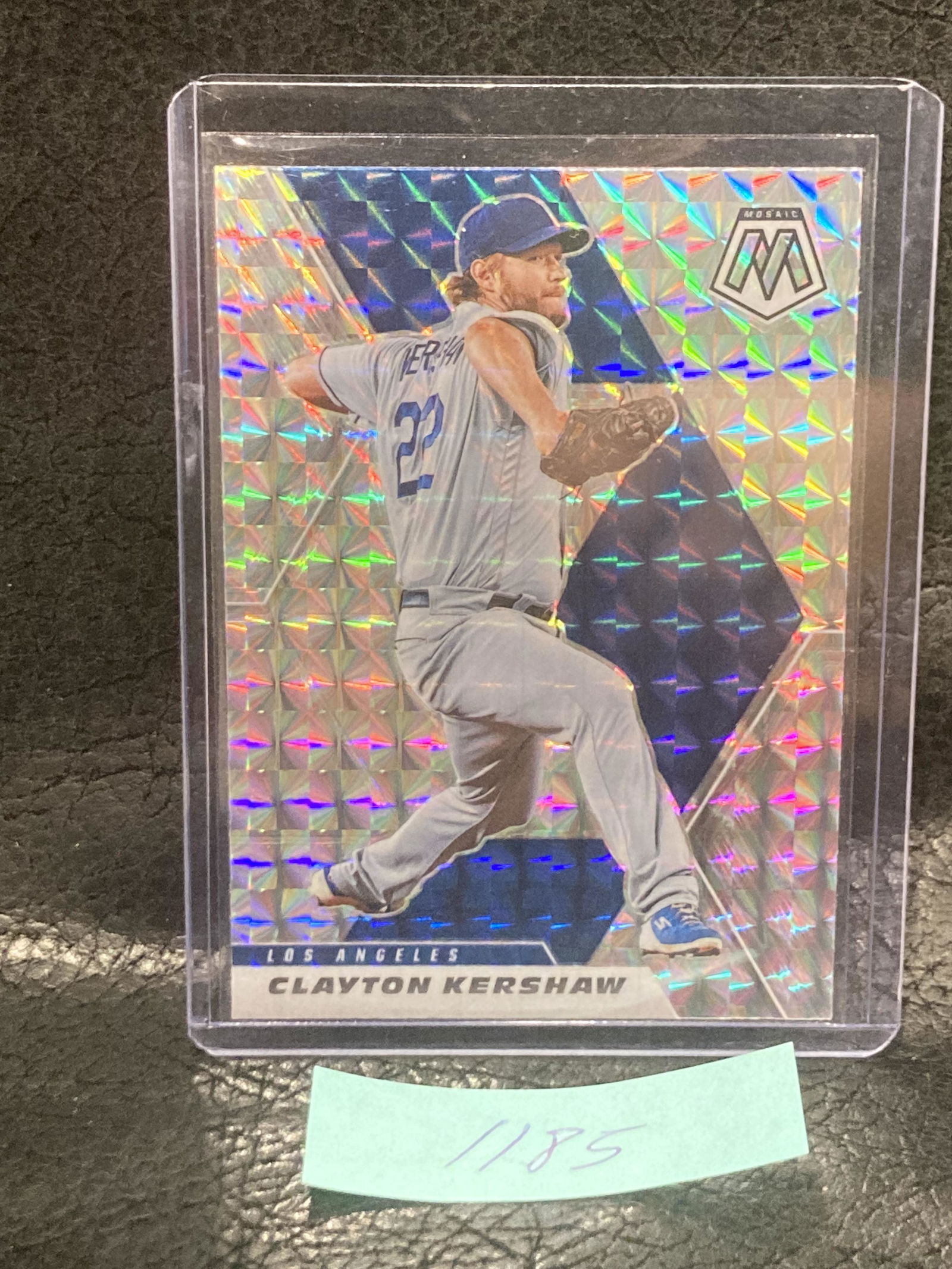 Clayton Kershaw 2021 Panini Mosaic Silver Mosaic Prizm #32 Dodgers (1 of 2)