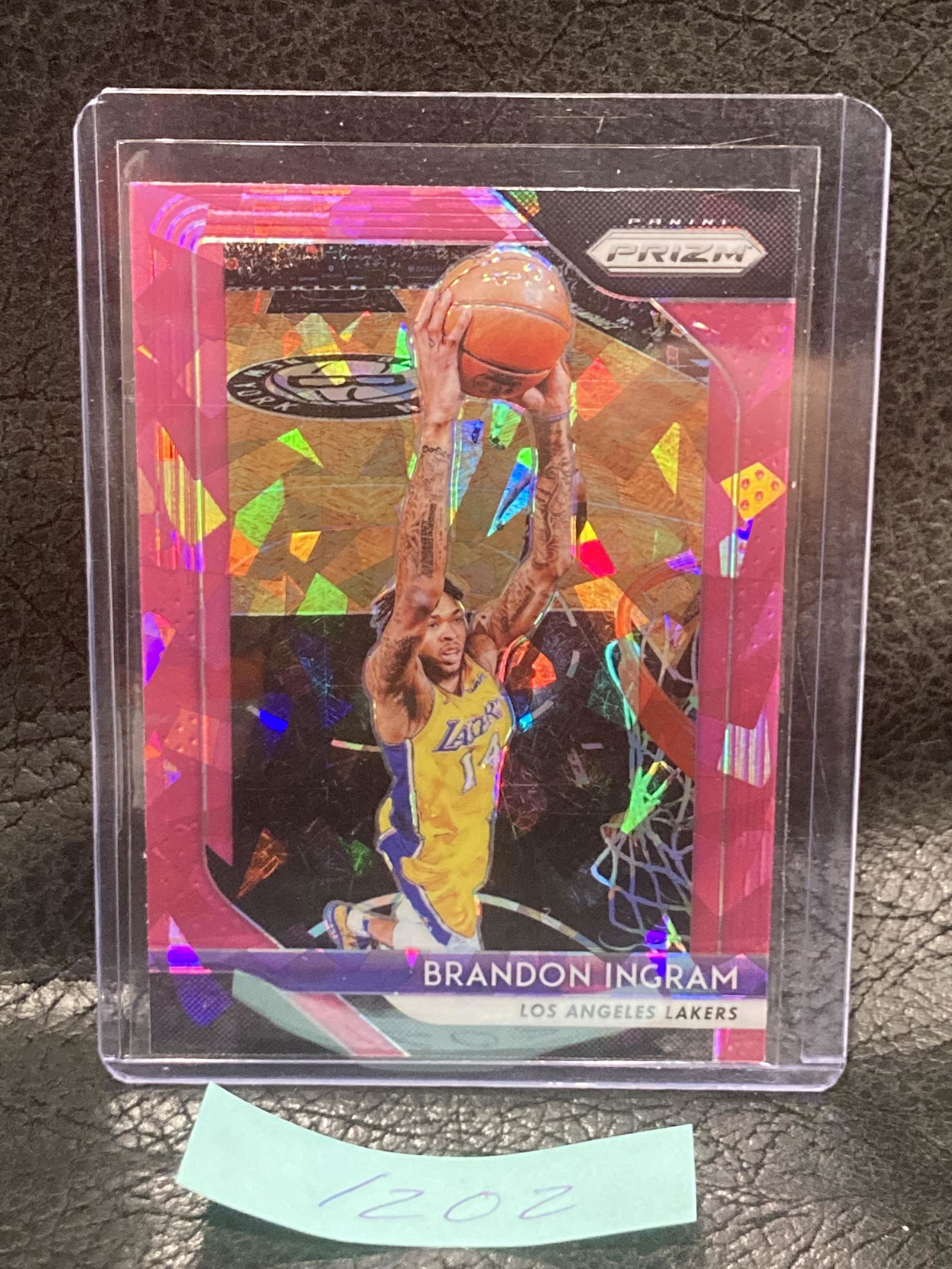 Brandon Ingram 2018-19 Panini Prizm Pink Cracked Ice #26 Pelicans (1 of 2)