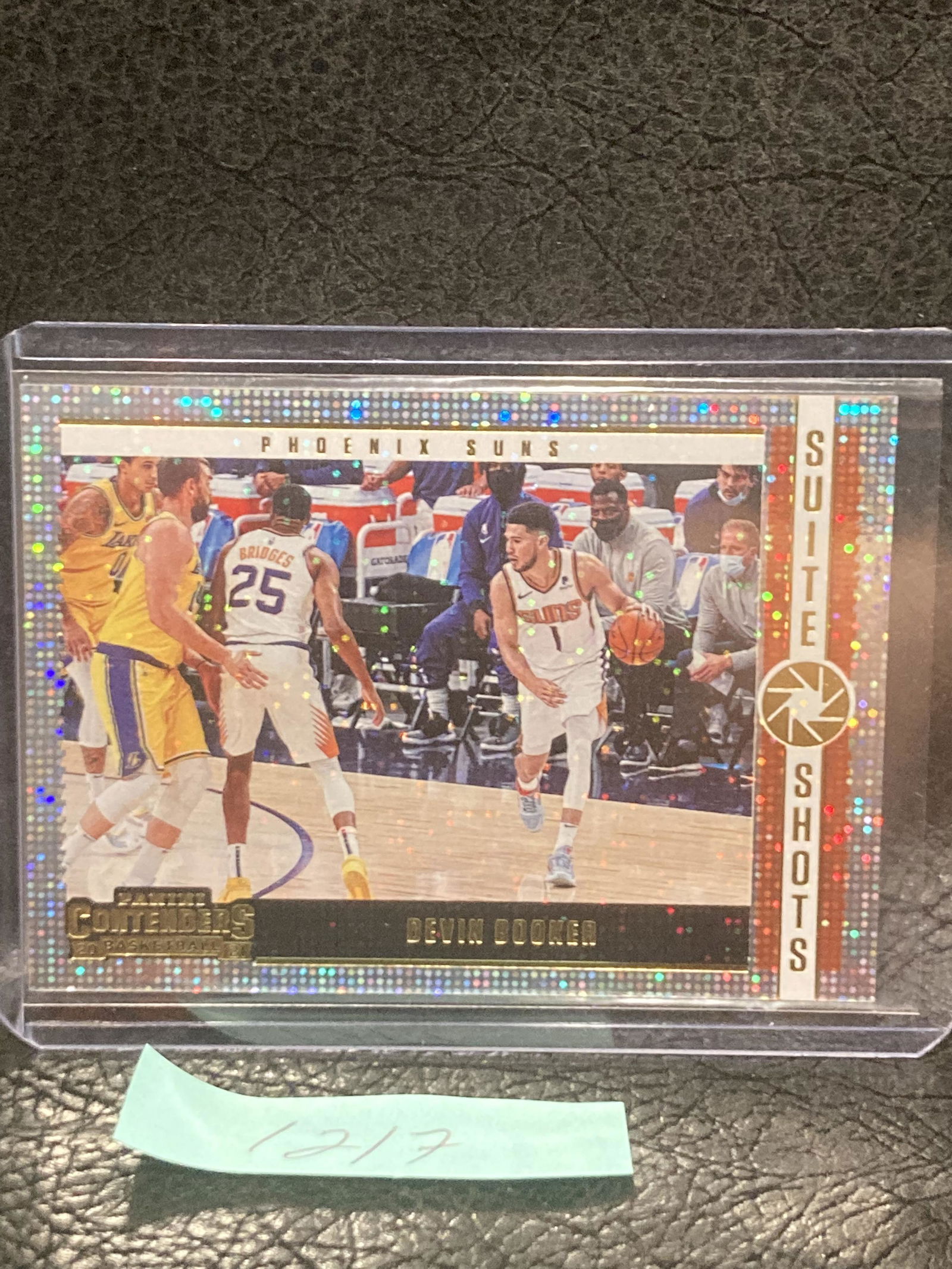 Devin Booker 2020-21 Panini Contenders Suite Shots #9 Sparkle (1 of 2)