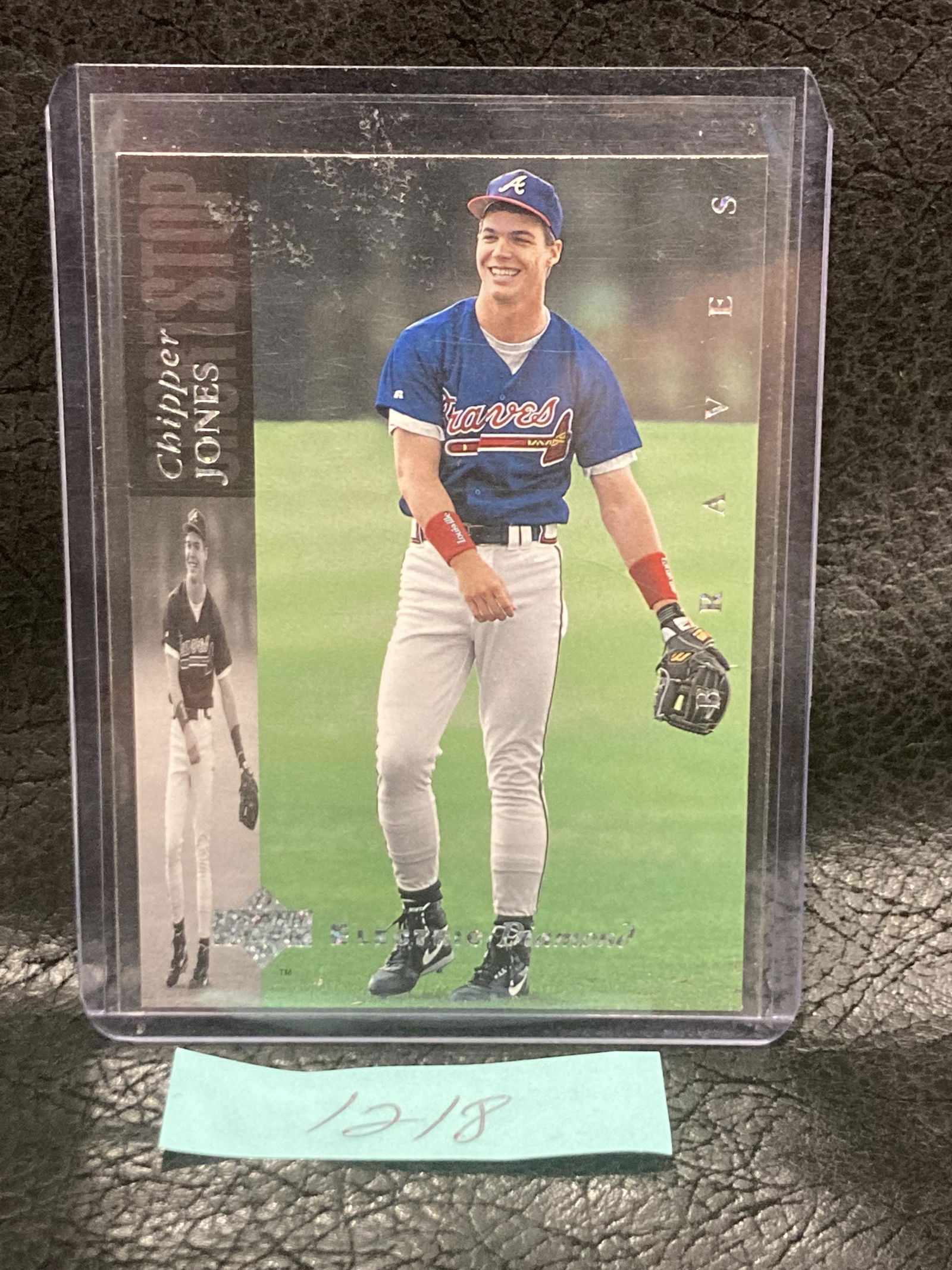 Chipper Jones 1994 Upper Deck Electric Diamond Rare Sp #185 Atlanta Braves (1 of 2)