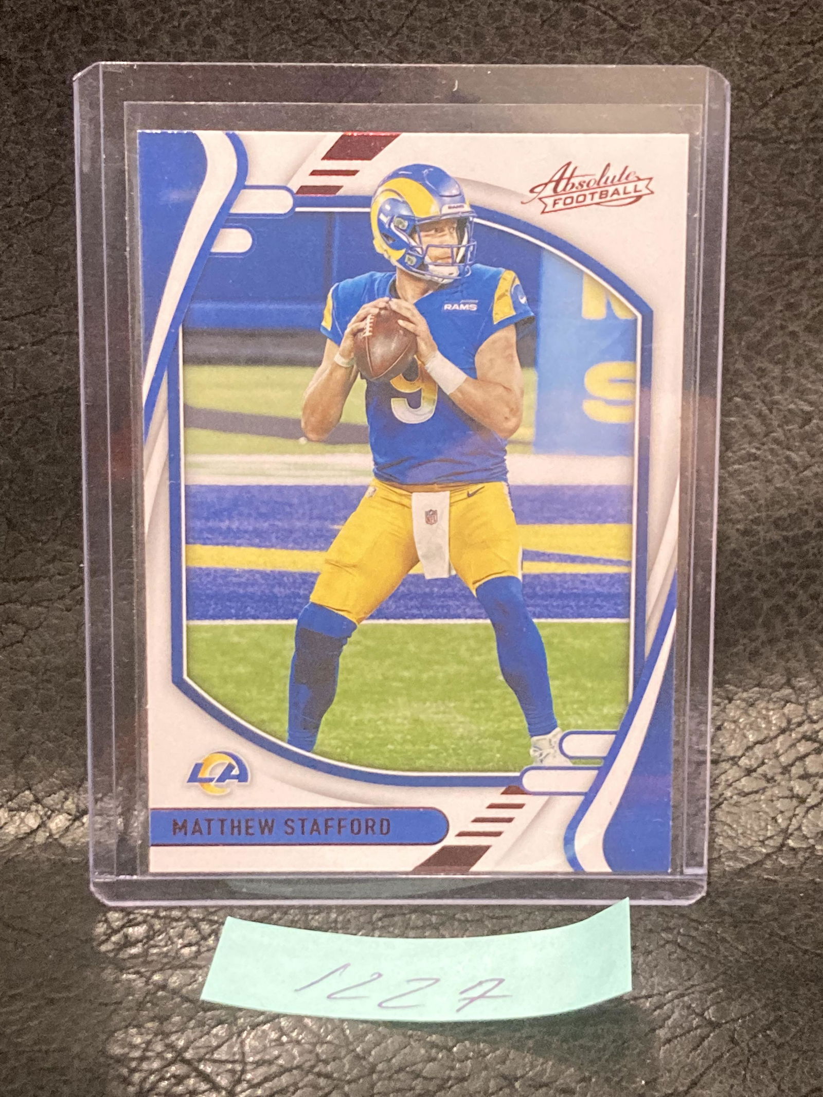 Matthew Stafford 2021 Panini Absolute Football #3 Los Angeles Rams Red Foil (1 of 2)