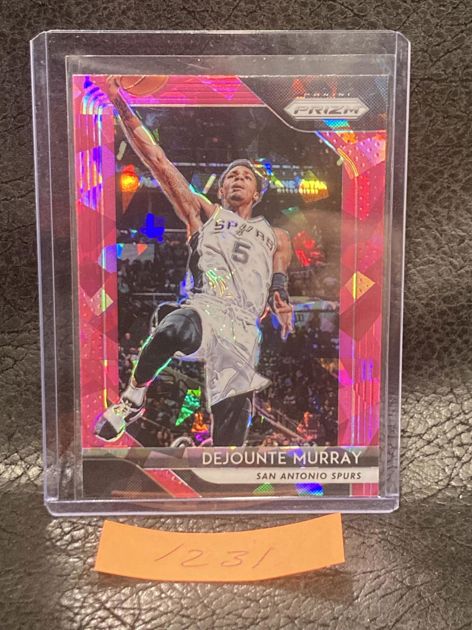 Dejounte Murray 2018-19 Prizm Pink Ice San Antonio Spurs (1 of 2)