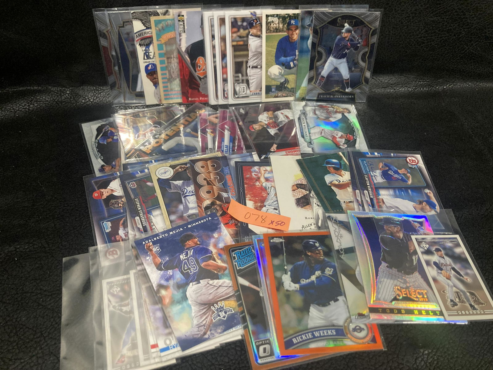 Lot Of 50 Baseball Cards Mixed Years Rcs Inserts Refractors Parallels (1 of 2)
