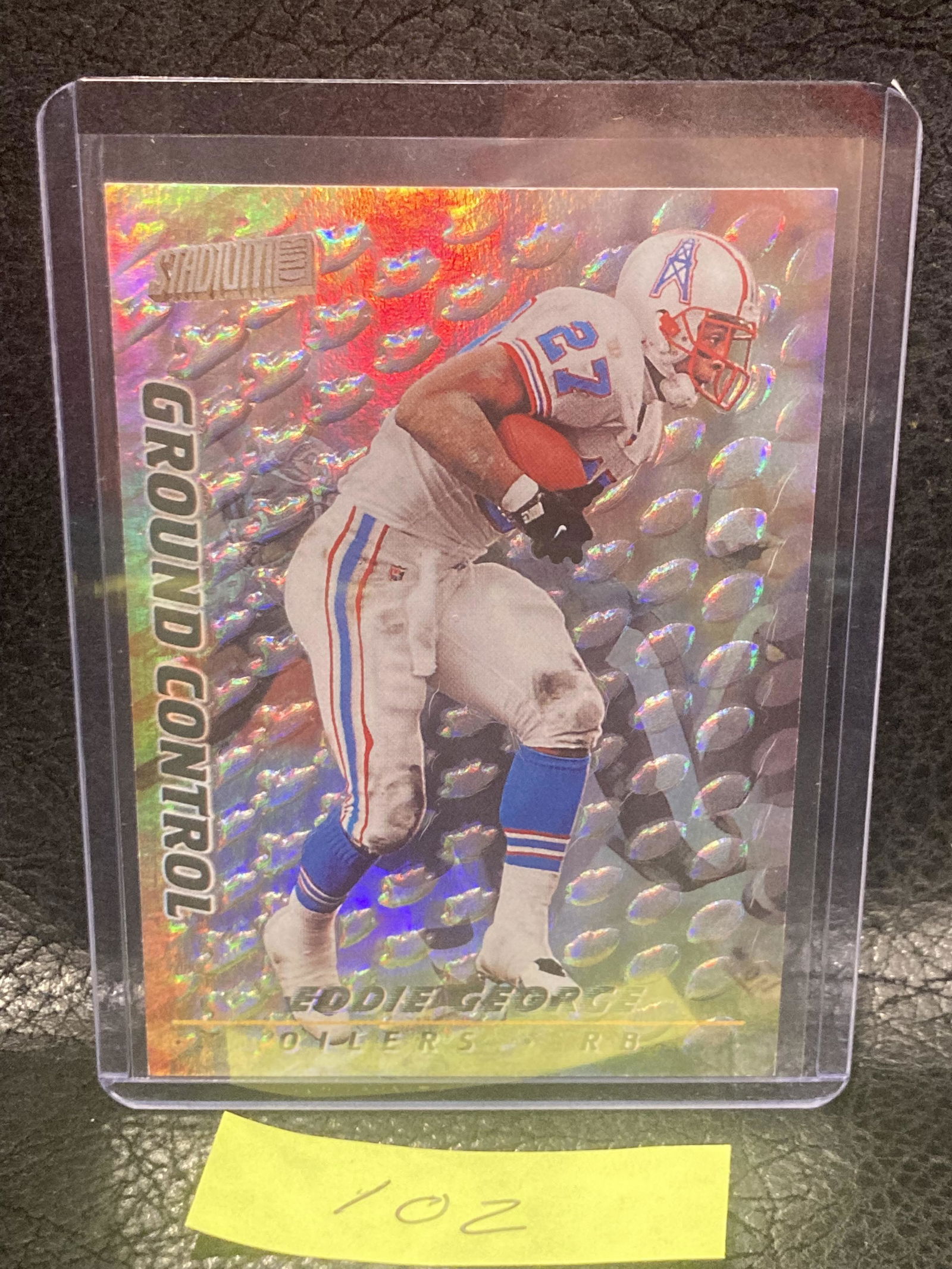 Eddie George 1997 Stadium Club Ground Control #GC5 Houston Oilers (1 of 2)
