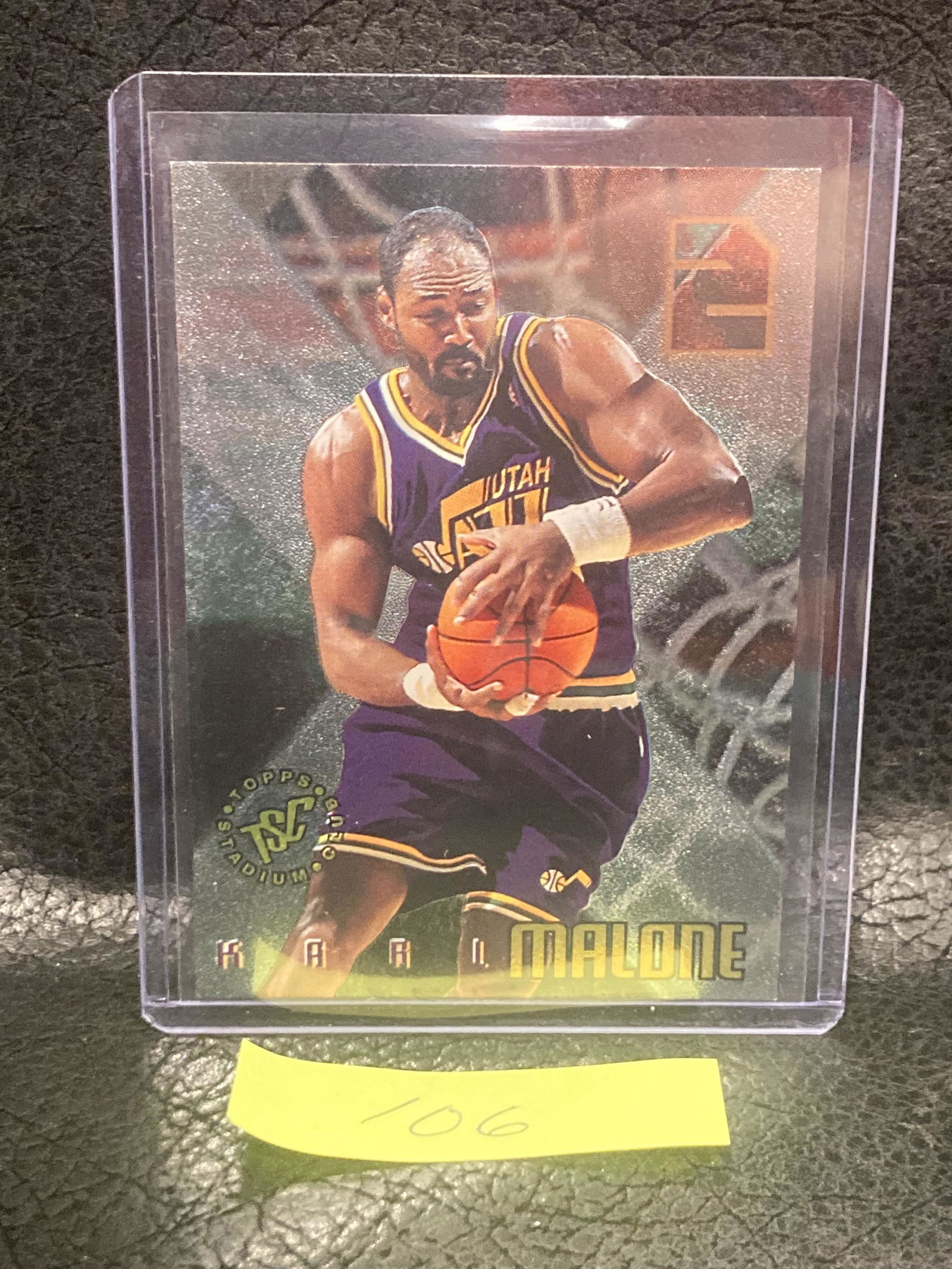 Karl Malone #H6 Jazz Hof X-2 1995-96 Topps Stadium Club Members Only (1 of 2)