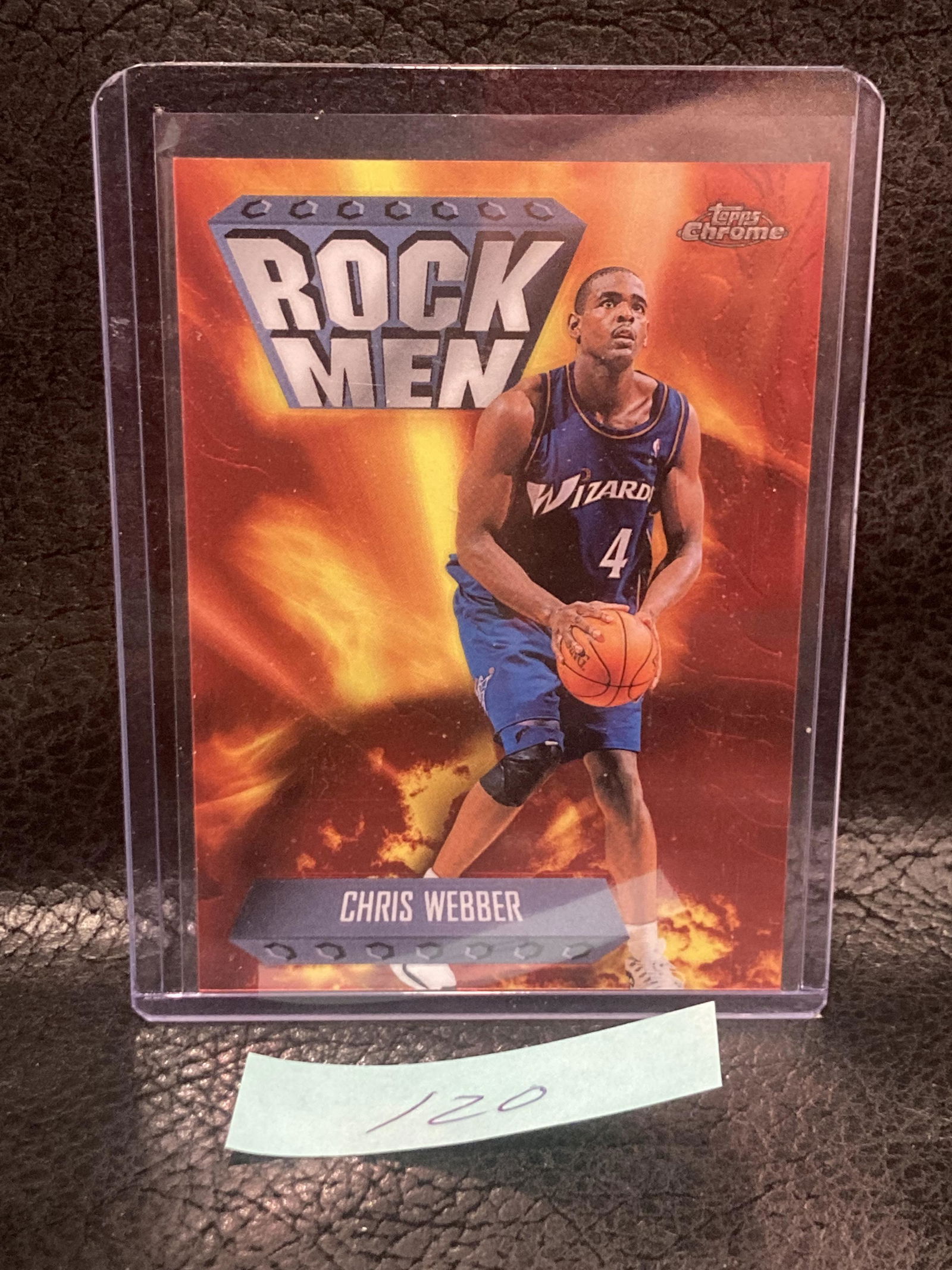 Chris Webber 1998-99 Topps Chrome Kings Rock Men Insert #SB19 Michigan Wolves (1 of 2)