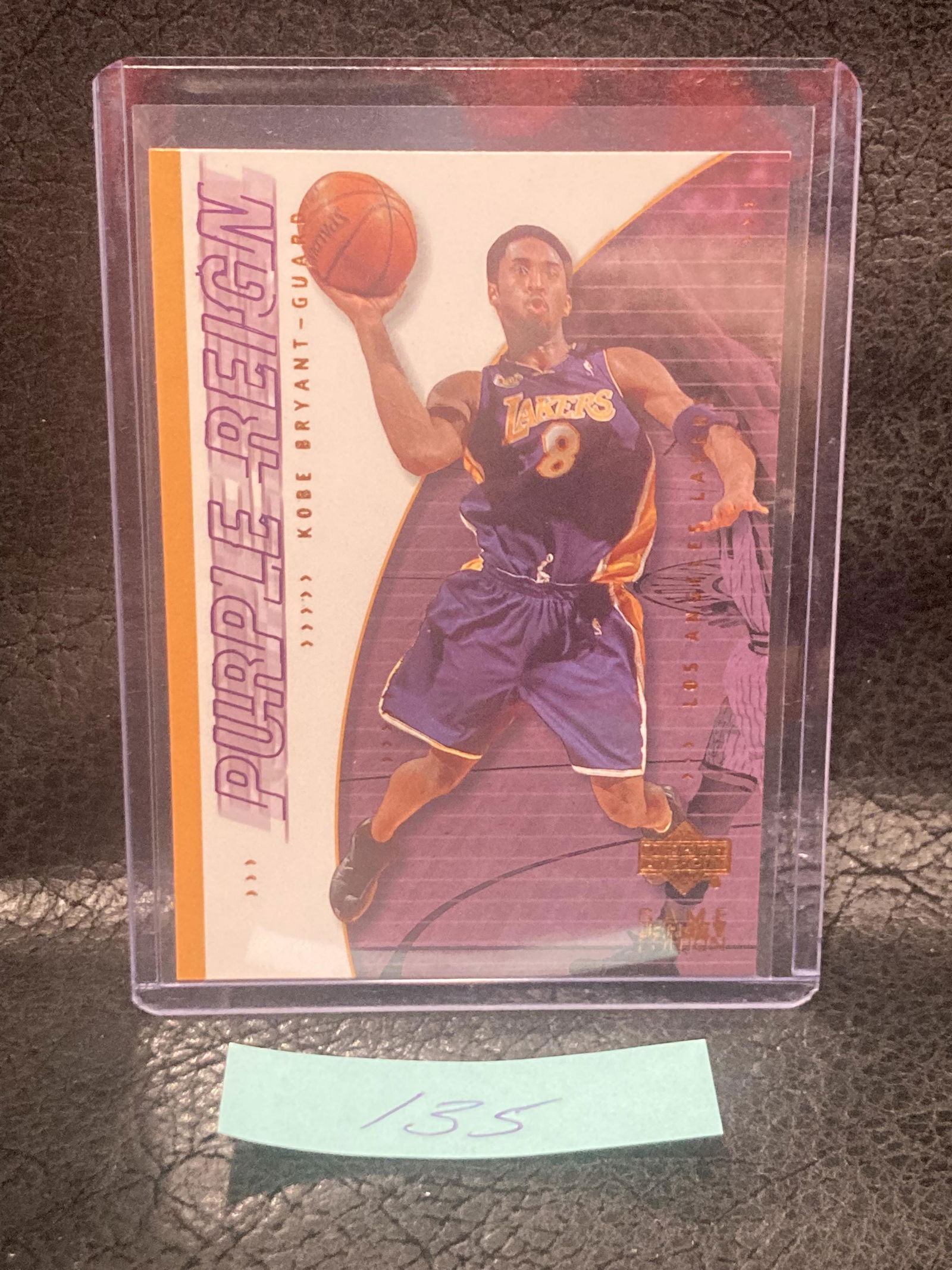 Kobe Bryant 2001 Upper Deck #437 Game Jersey Edition Purple Reign Lakers (1 of 2)