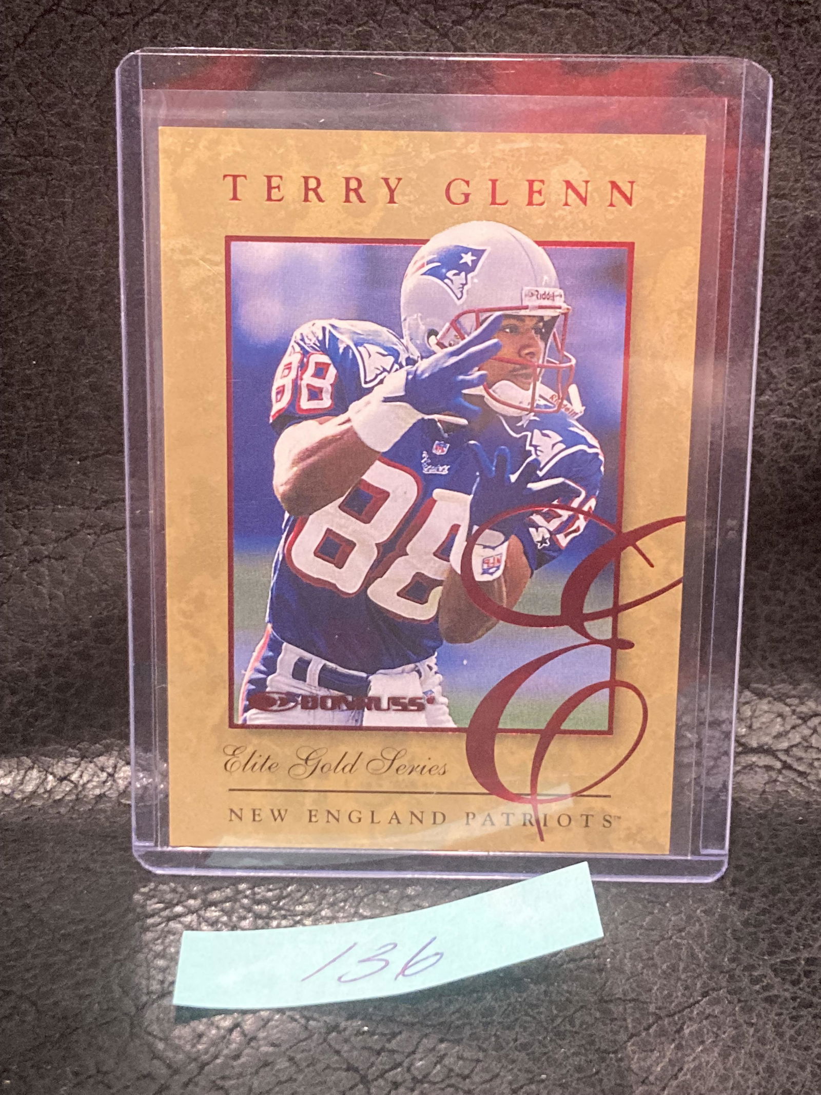 Terry Glenn 1997 Donruss Elite Gold Series Card #18 Of 20 Promo 2000 (1 of 2)
