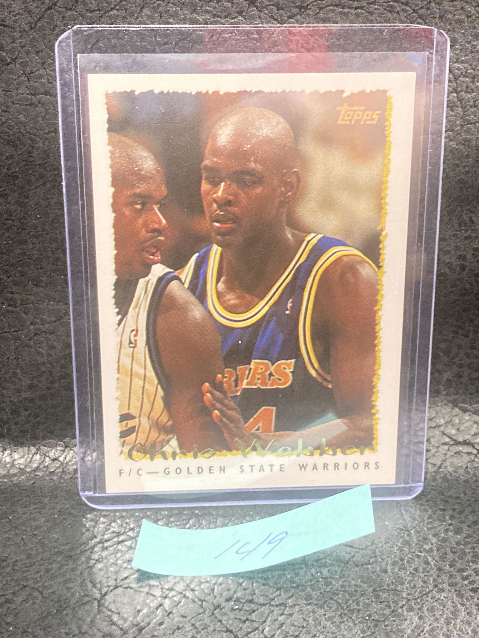 Chris Webber W/ Shaq 1994-95 Topps Golden State Warriors #47 Rc Foil Parallel (1 of 2)