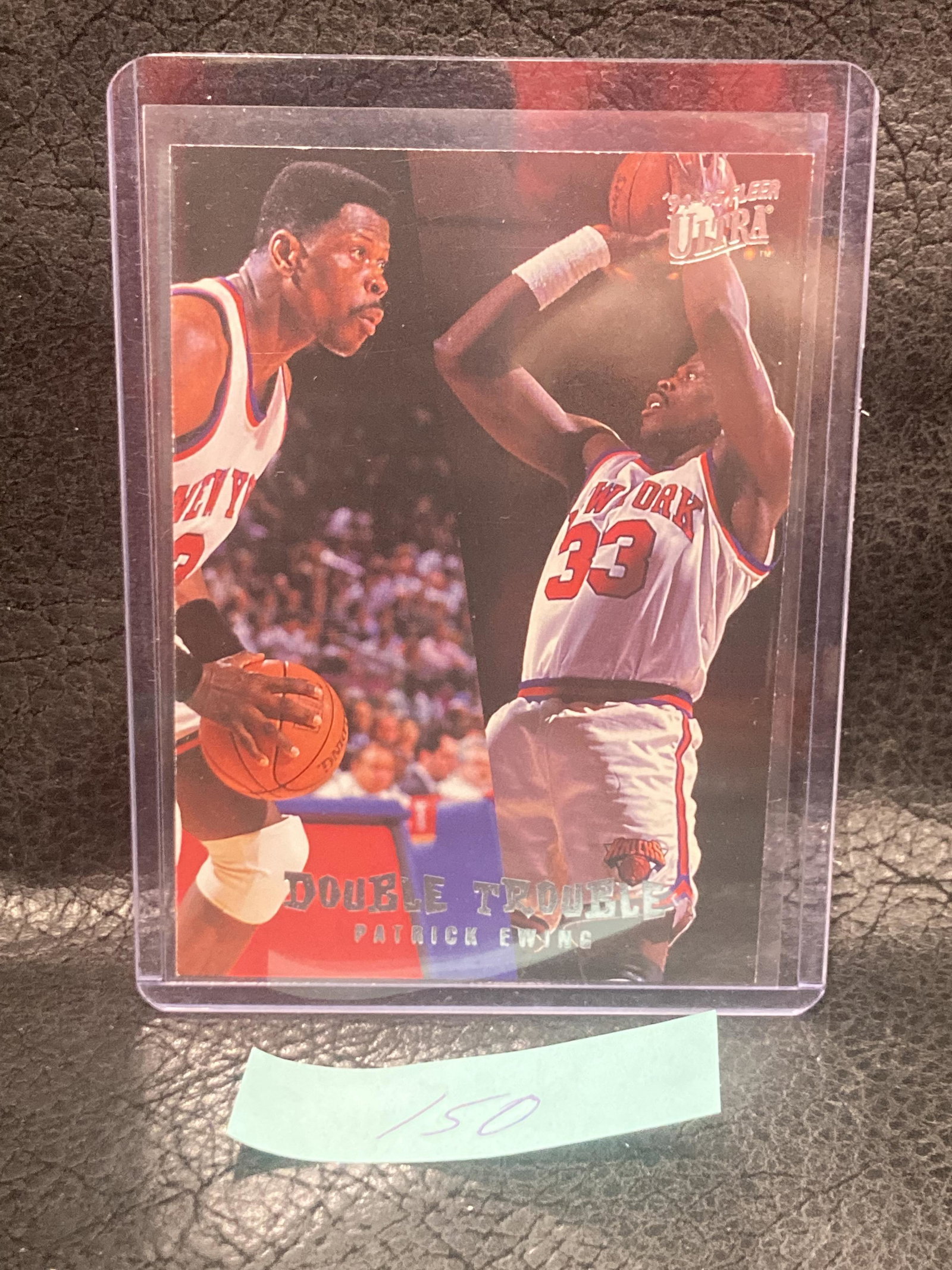 Patrick Ewing 1994-95 Fleer Ultra Double Trouble 1994 Fleer Card #2 Of 10: Patrick Ewing 1994-95 Fleer Ultra Double Trouble 1994 Fleer Card #2 Of 10
