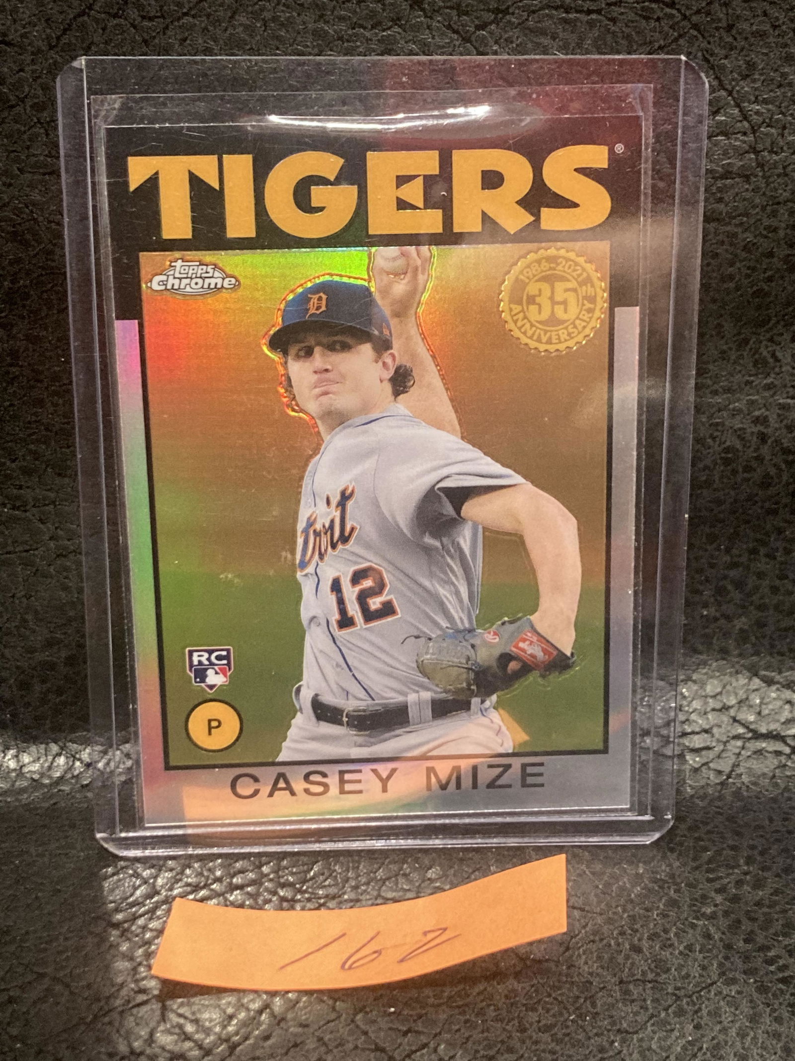 Casey Mize 2021 Topps Chrome #86BC-13 Tigers 1986 35th Anniversary Refractor Rc (1 of 2)