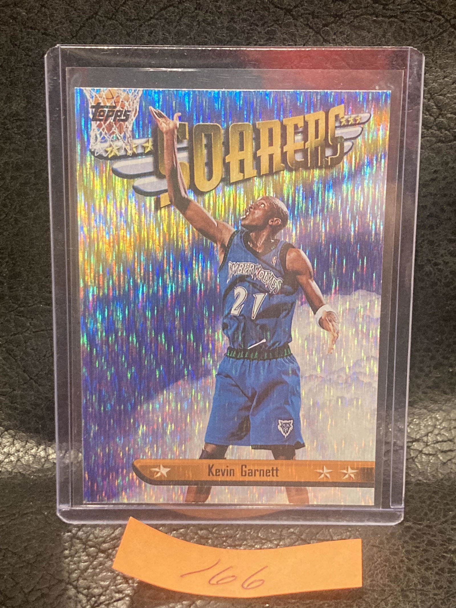 Kevin Garnett 1998 Topps Nba Basketball Soarers Insert Card Timberwolves (1 of 2)