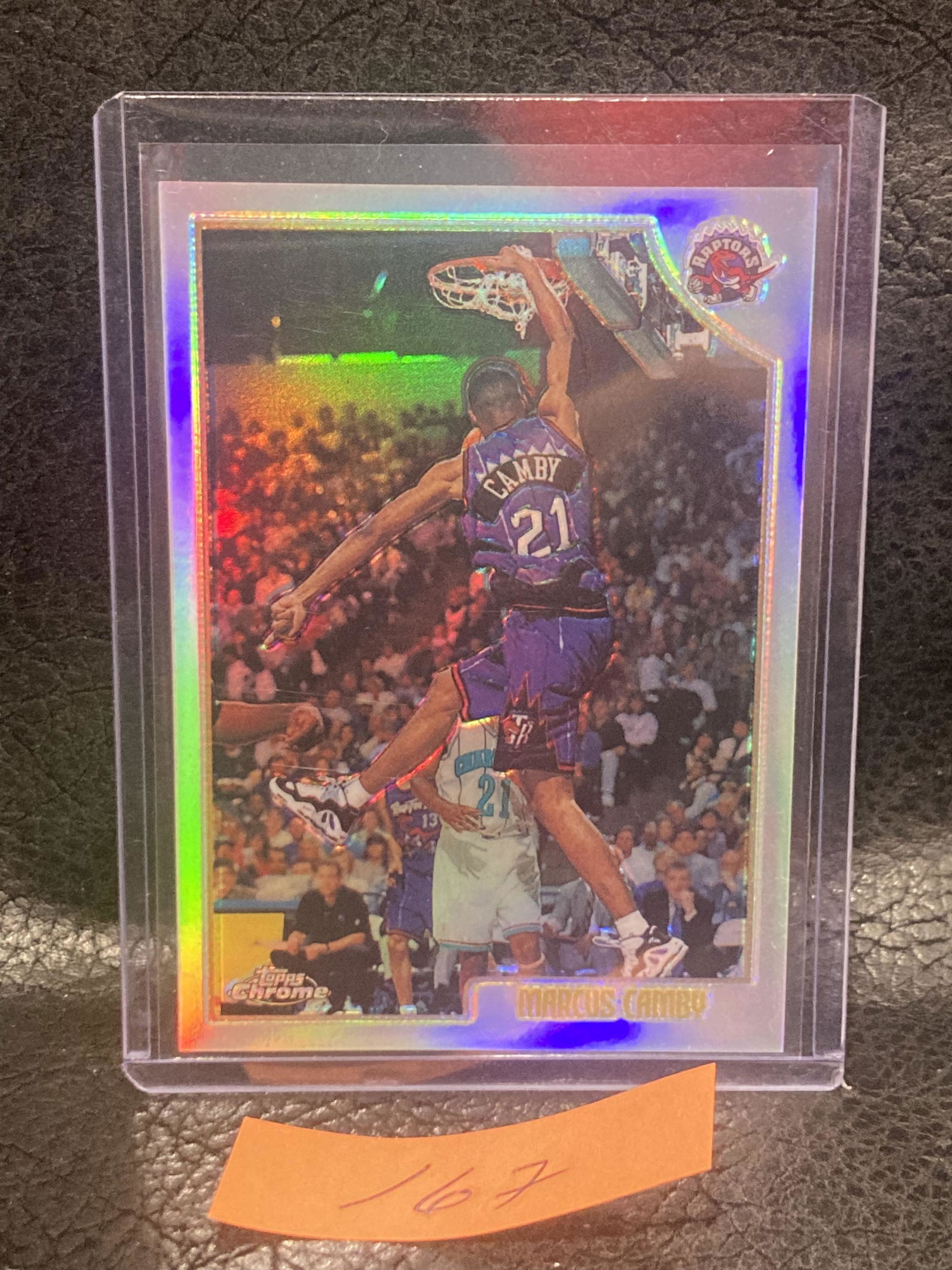 Marcus Camby 1998-99 Topps Chrome Refractor #67 Raptors (1 of 2)