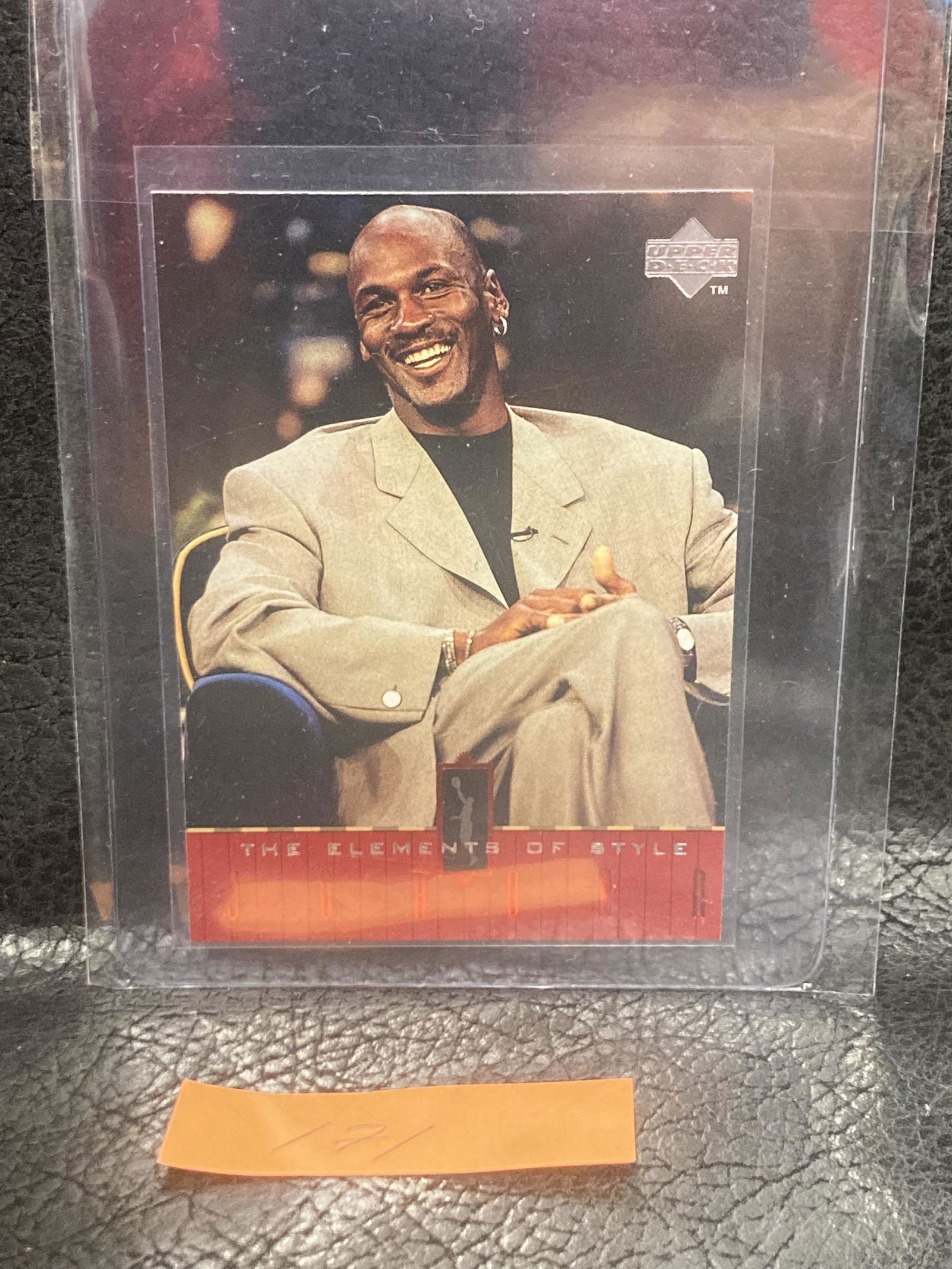 Michael Jordan 1998 Upper Deck Basketball The Elements Of Style #123 Bulls (1 of 2)