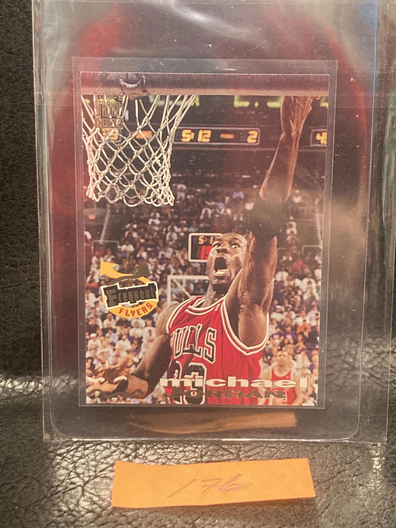 Michael Jordan 1994-95 Topps Stadium Club Frequent Flyers Bulls #181: Michael Jordan 1994-95 Topps Stadium Club Frequent Flyers Bulls #181