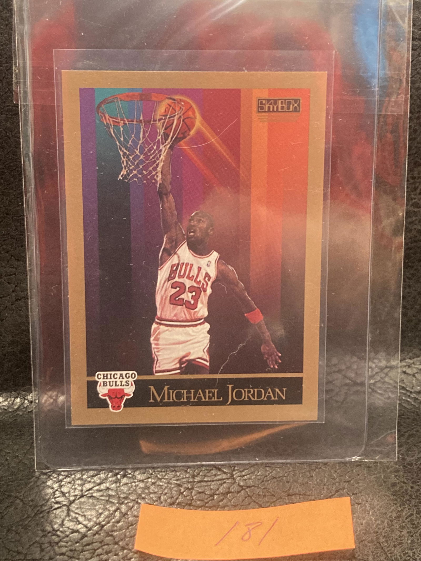 Michael Jordan 1990 Skybox #41 Chicago Bulls Nm Nba Basketball Card Hof (1 of 2)