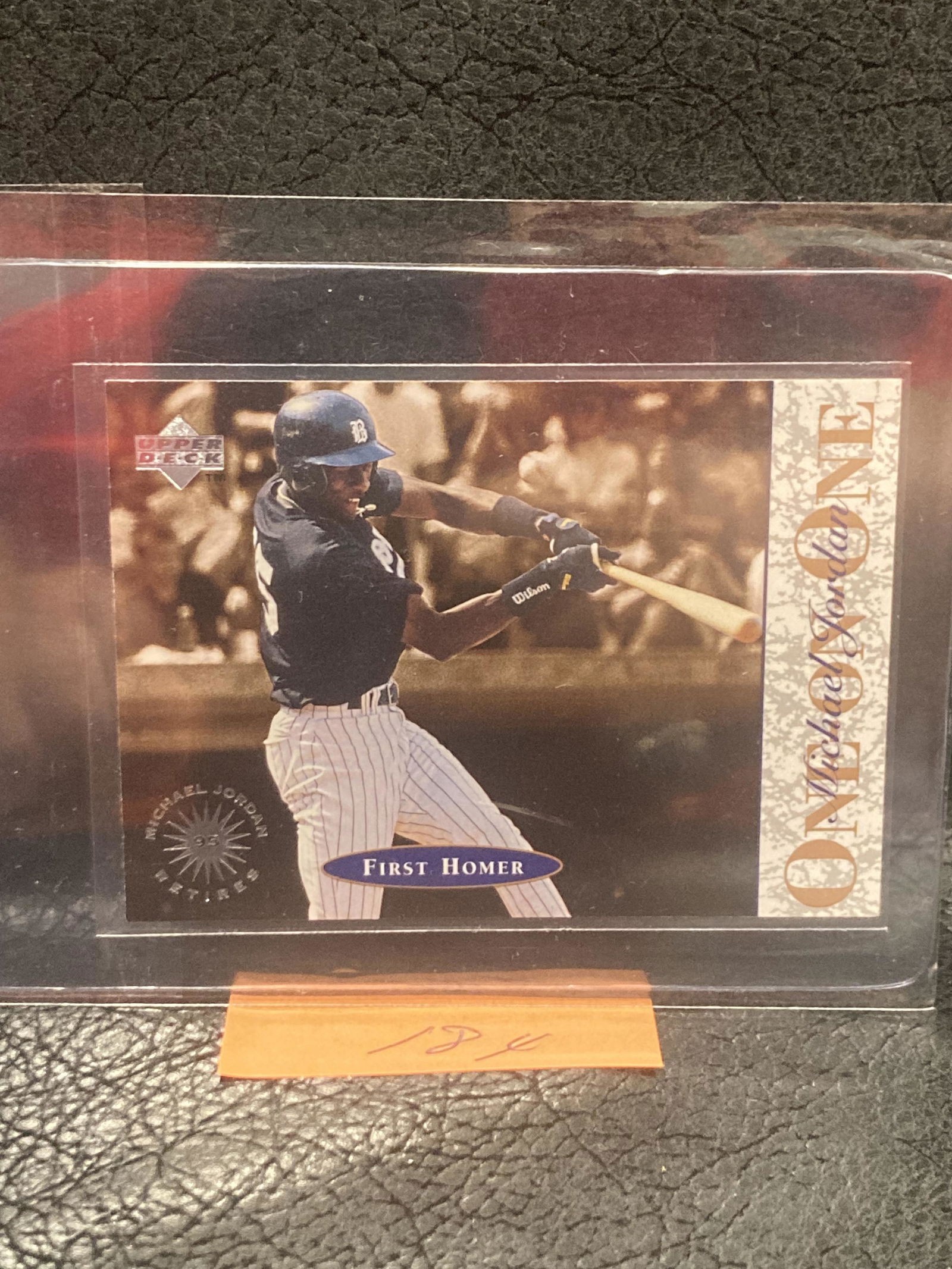 Michael Jordan 1995 Upper Deck One On One First Homer #8 Chicago Bulls (1 of 2)