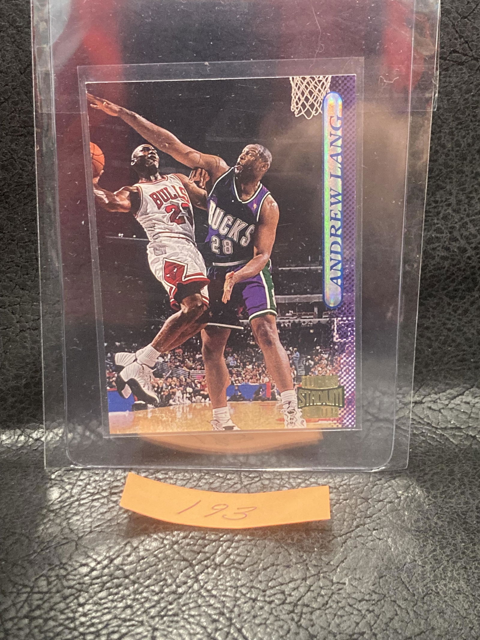 Andrew Lang #167 Michael Jordan Topps Stadium Club 1997 (1 of 2)