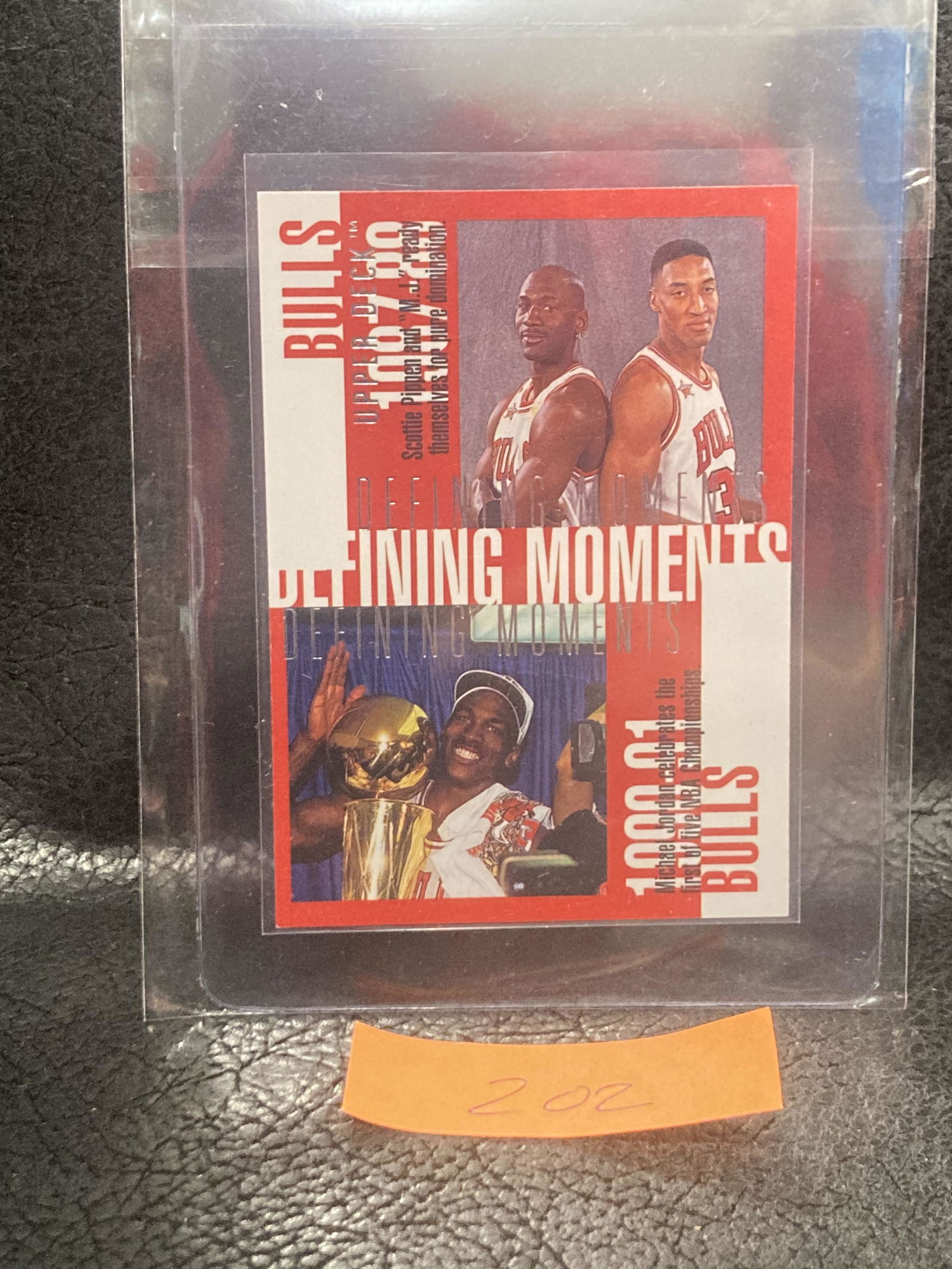 Micheal Jordan Scottie Pippen 1992 93 Upper Deck Scoring Threats #62 (1 of 2)