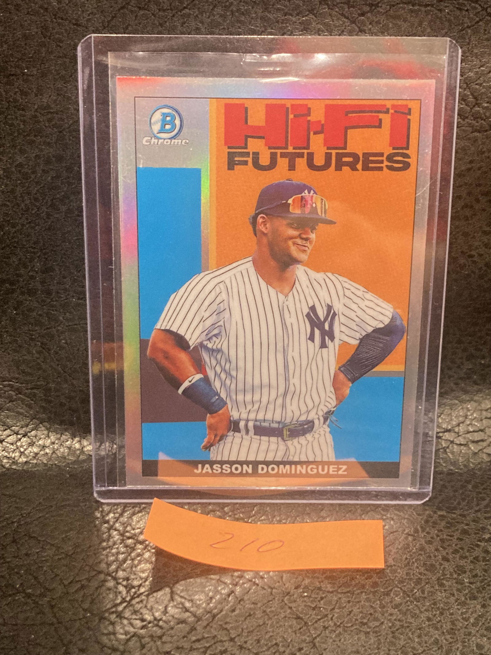 Jasson Dominguez 2022 Bowman Chrome Hi-Fi Futures #HIFI-11 New York Yankees (1 of 2)